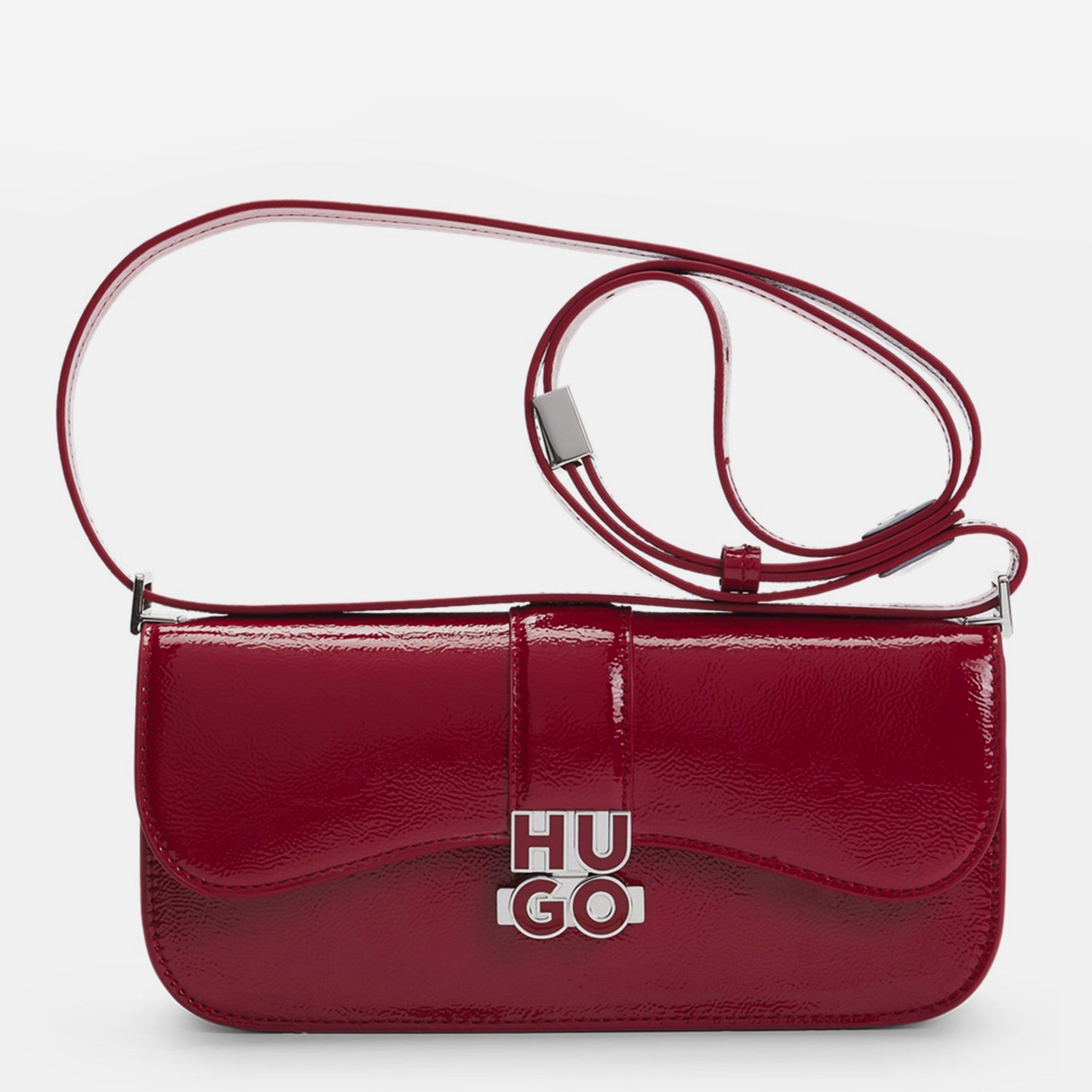 Medium Red - Hugo - Women's Faux Leather Cross Body Bags - 1