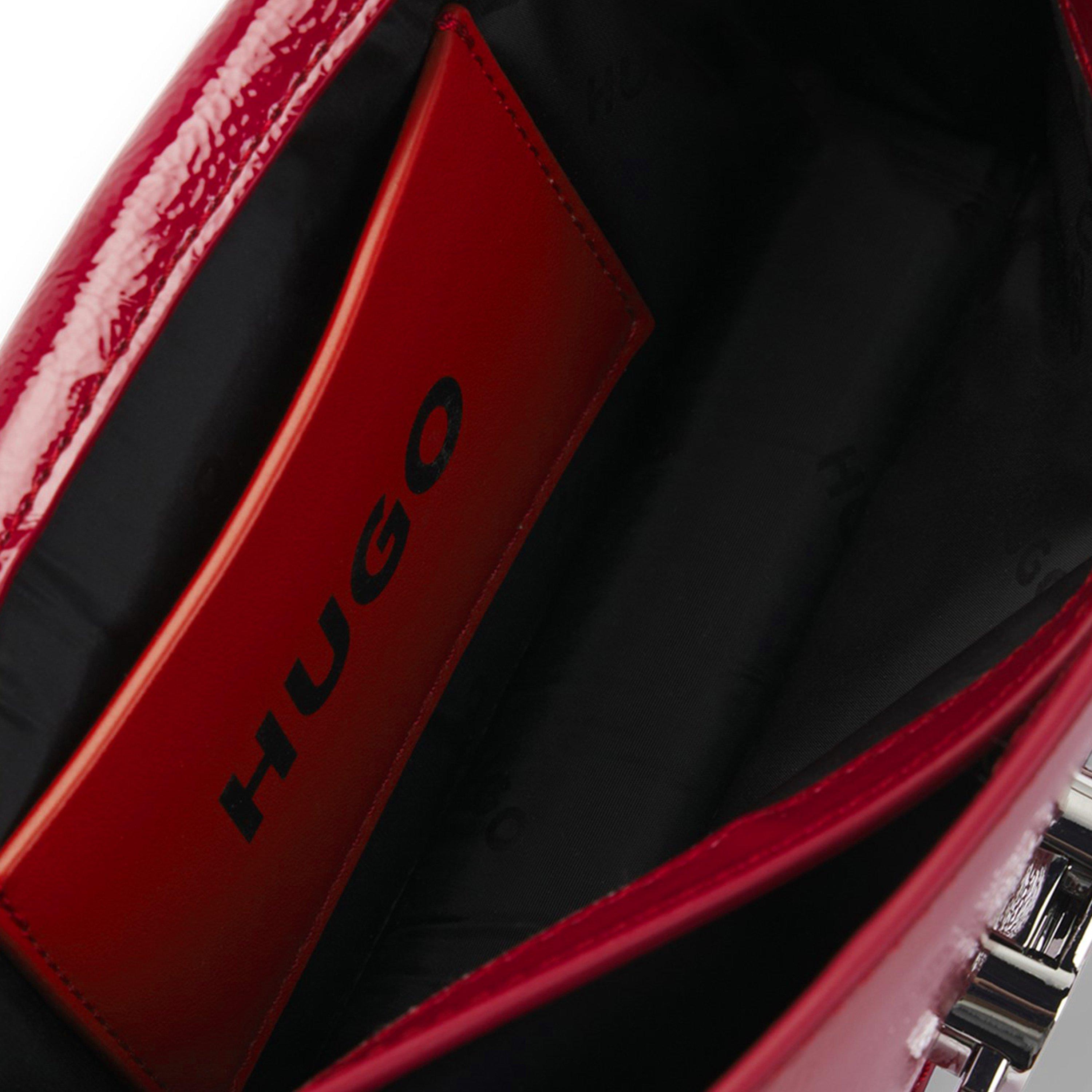 Medium Red - Hugo - Women's Faux Leather Cross Body Bags - 5