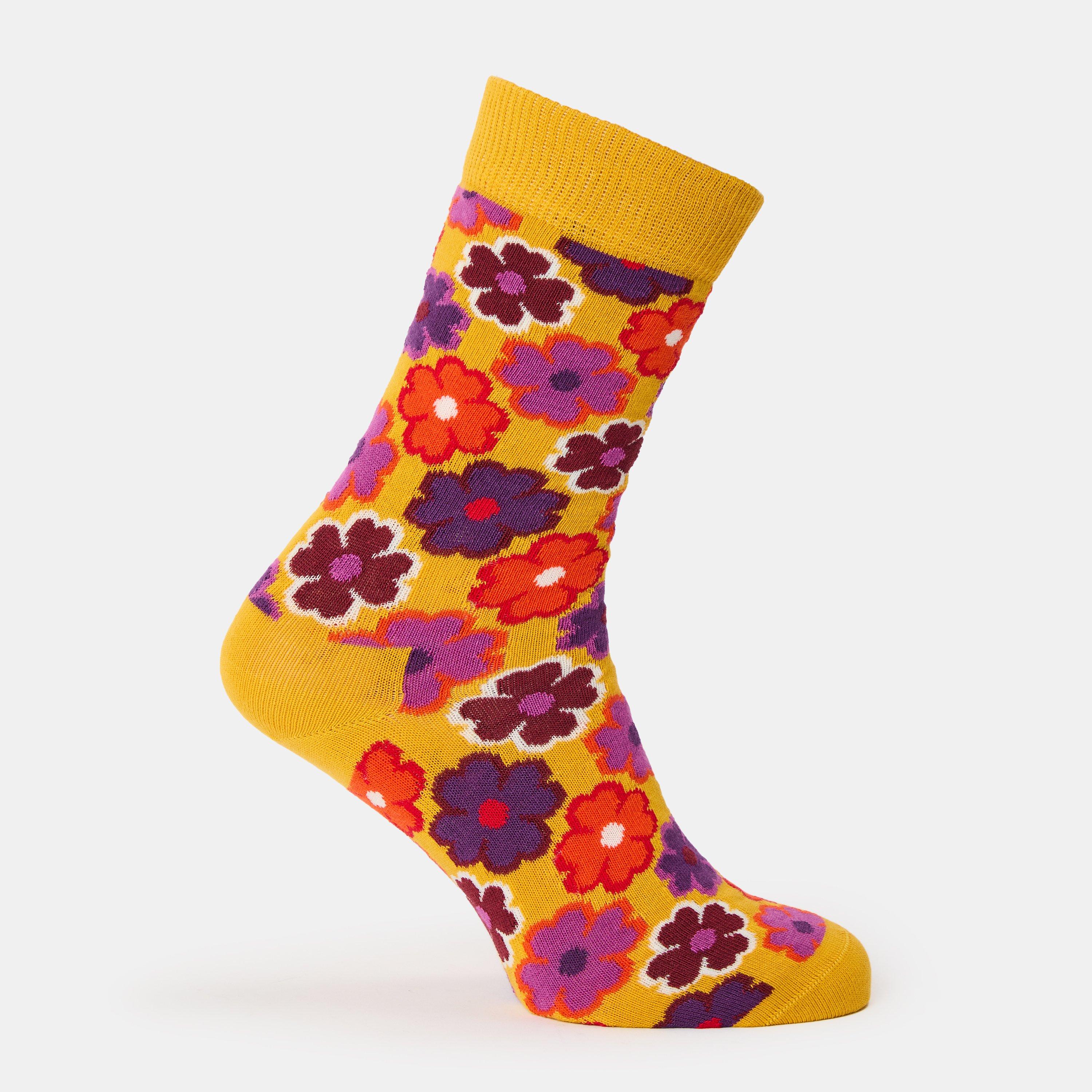 Yellow - Happy Socks - Flower Power Pop - 1