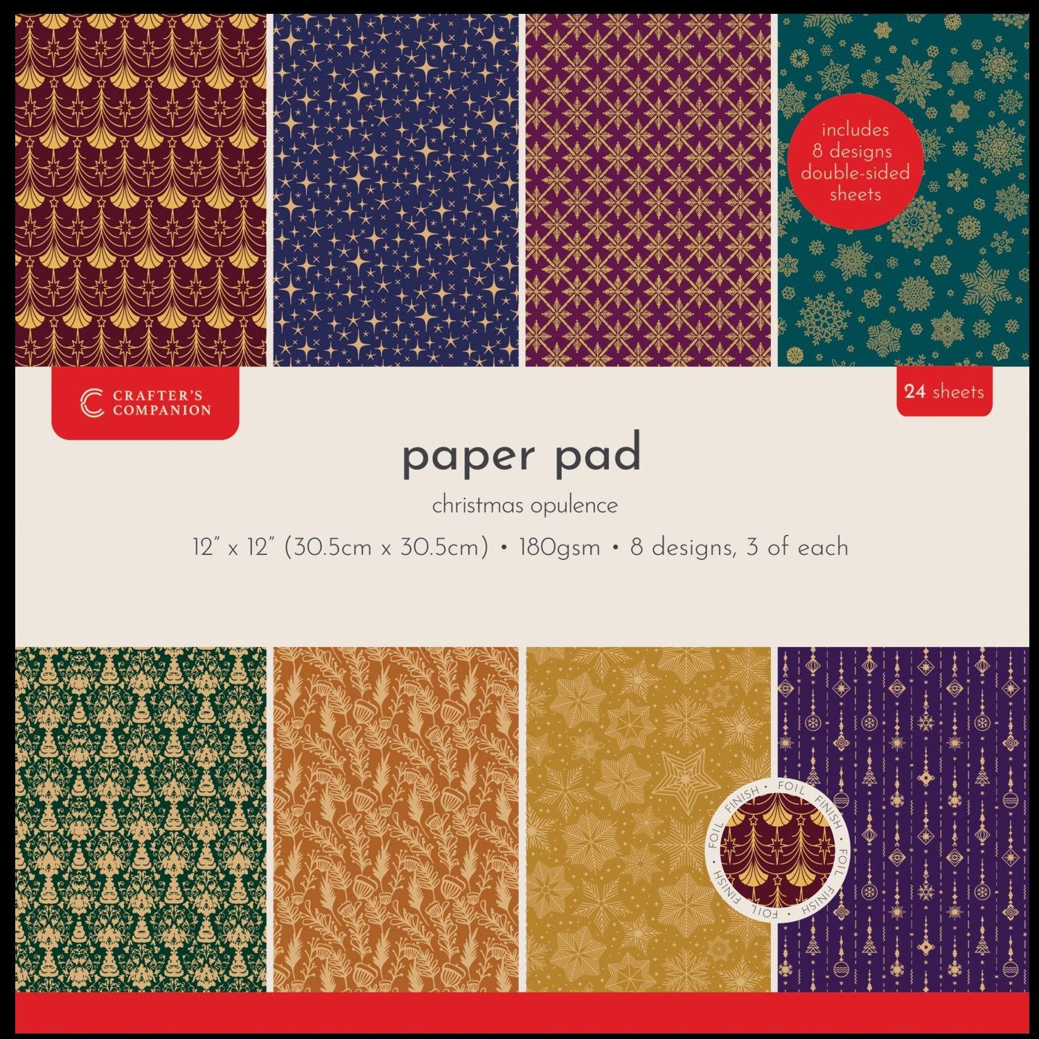 Multi - Crafters Companion - Christmas Opulence Paper Pad - 1