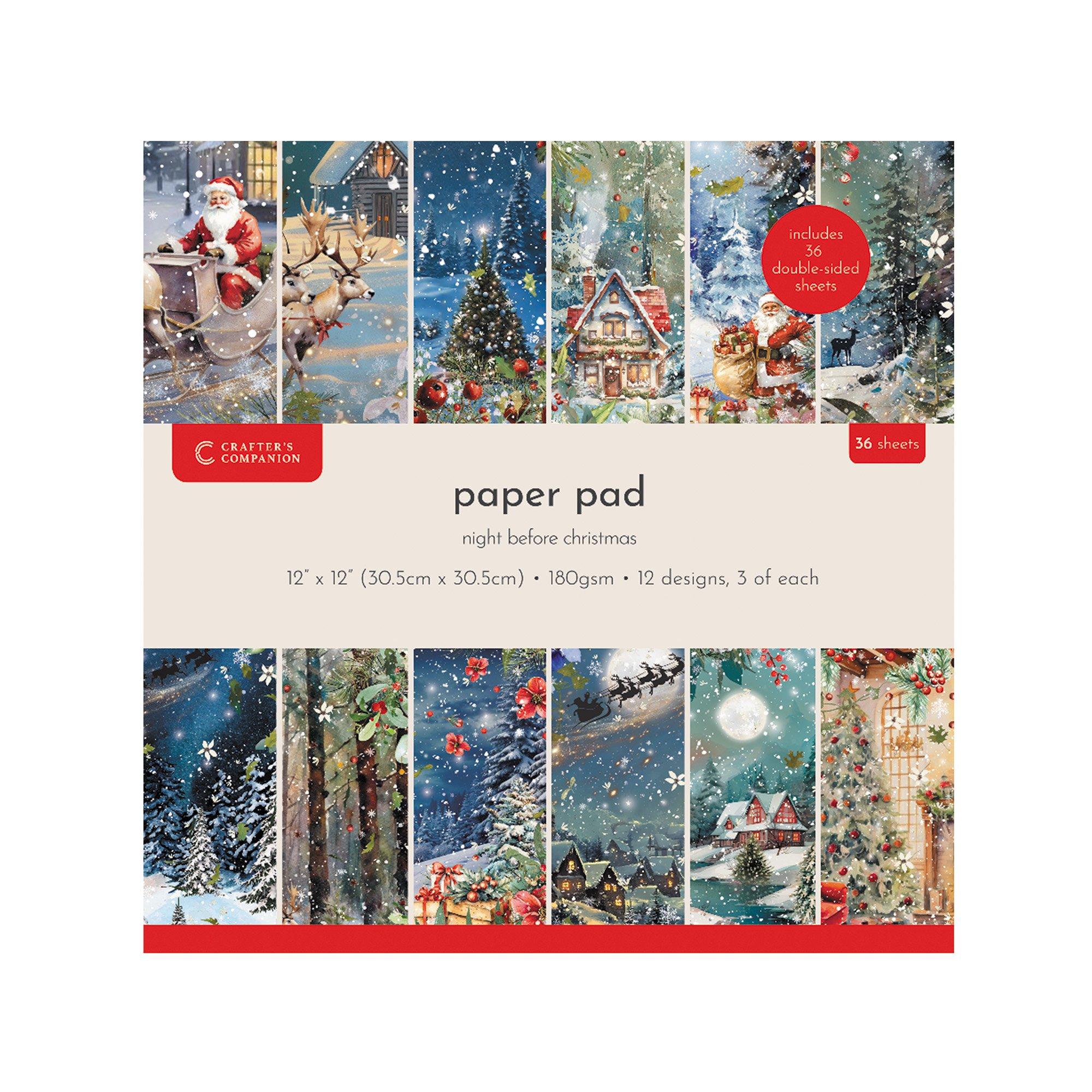 Multi - Crafters Companion - The Night Before Christmas Paper Pad
