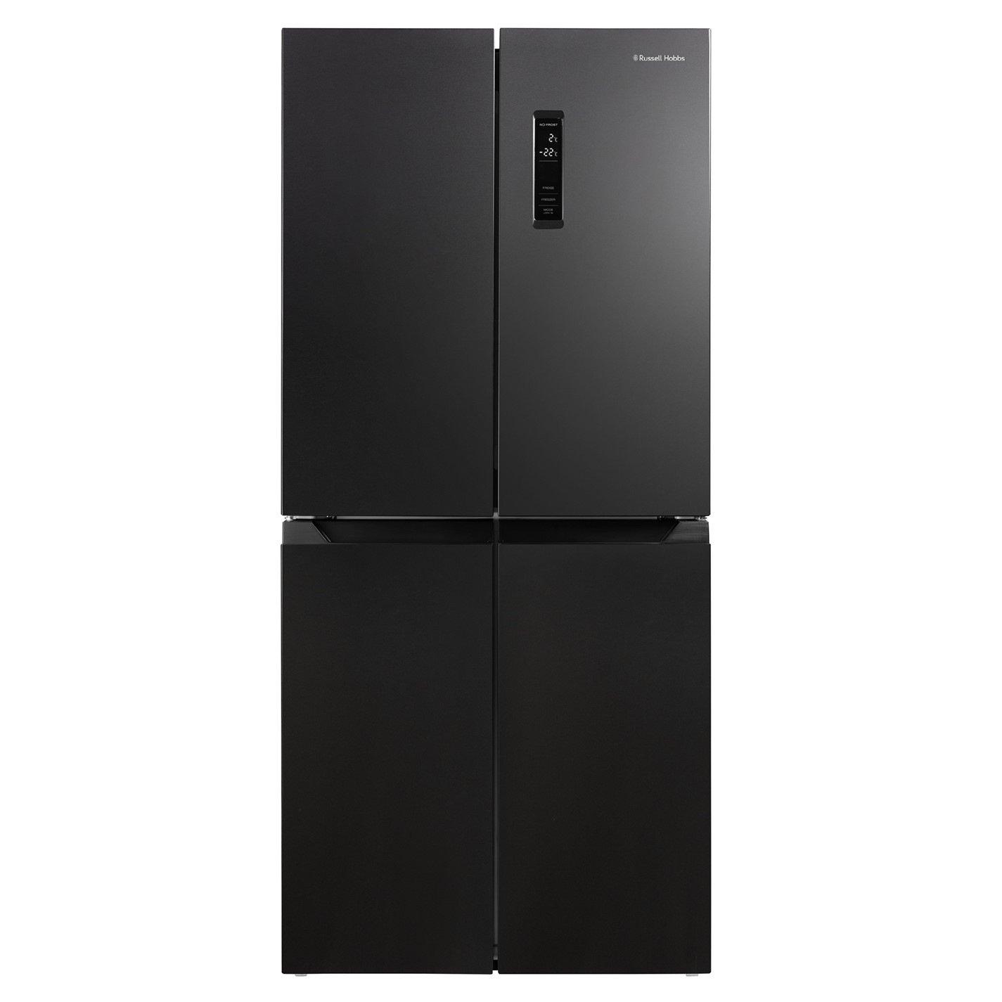 Russell Hobbs Rh180A4Ff802E1Bs 50/50 Split 4 Door Total No Frost Fridge Freezer In Black Steel - Image 4