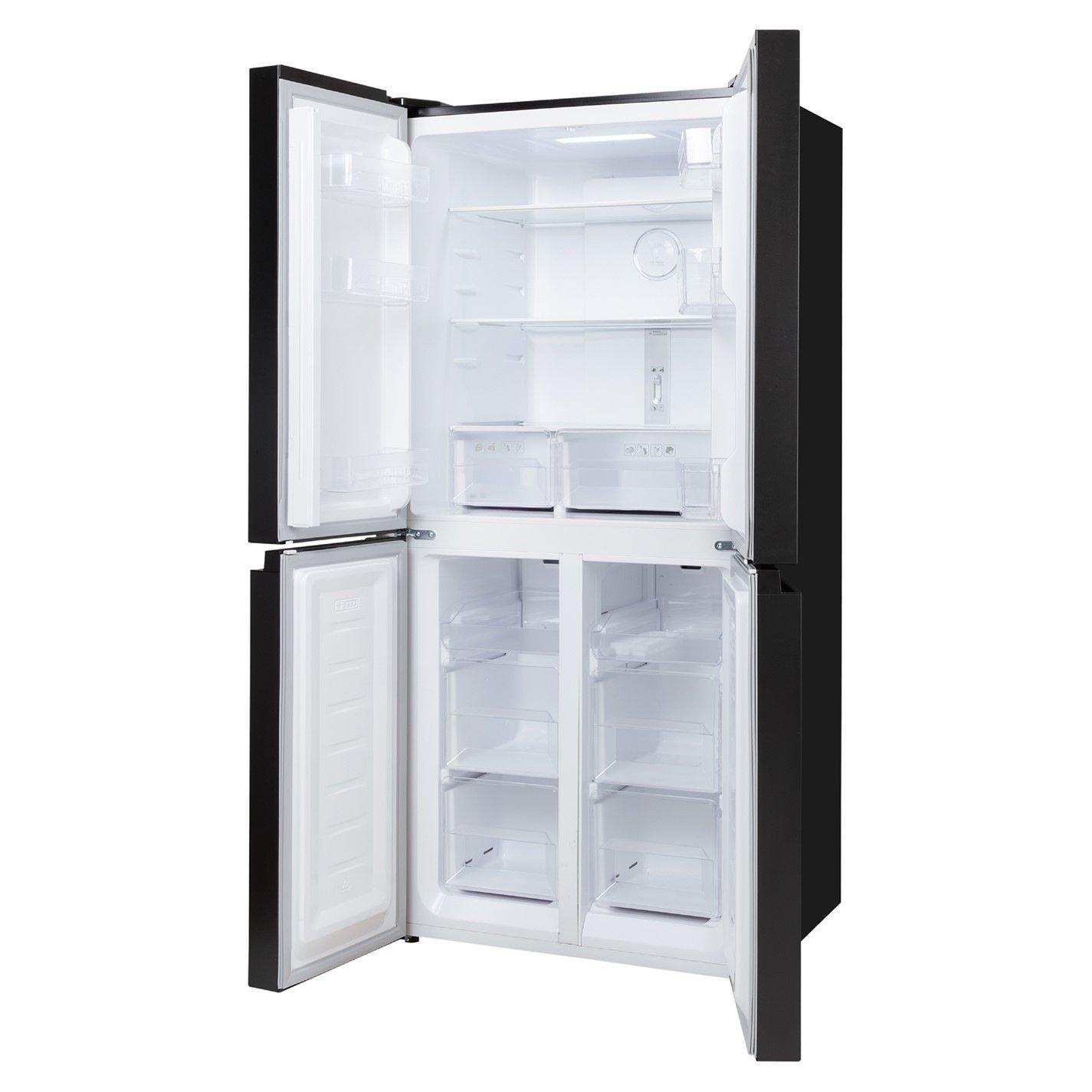 Black Steel - Russell Hobbs - RH180A4FF802E1BS 50/50 Split 4 Door Fridge Freezer - 13