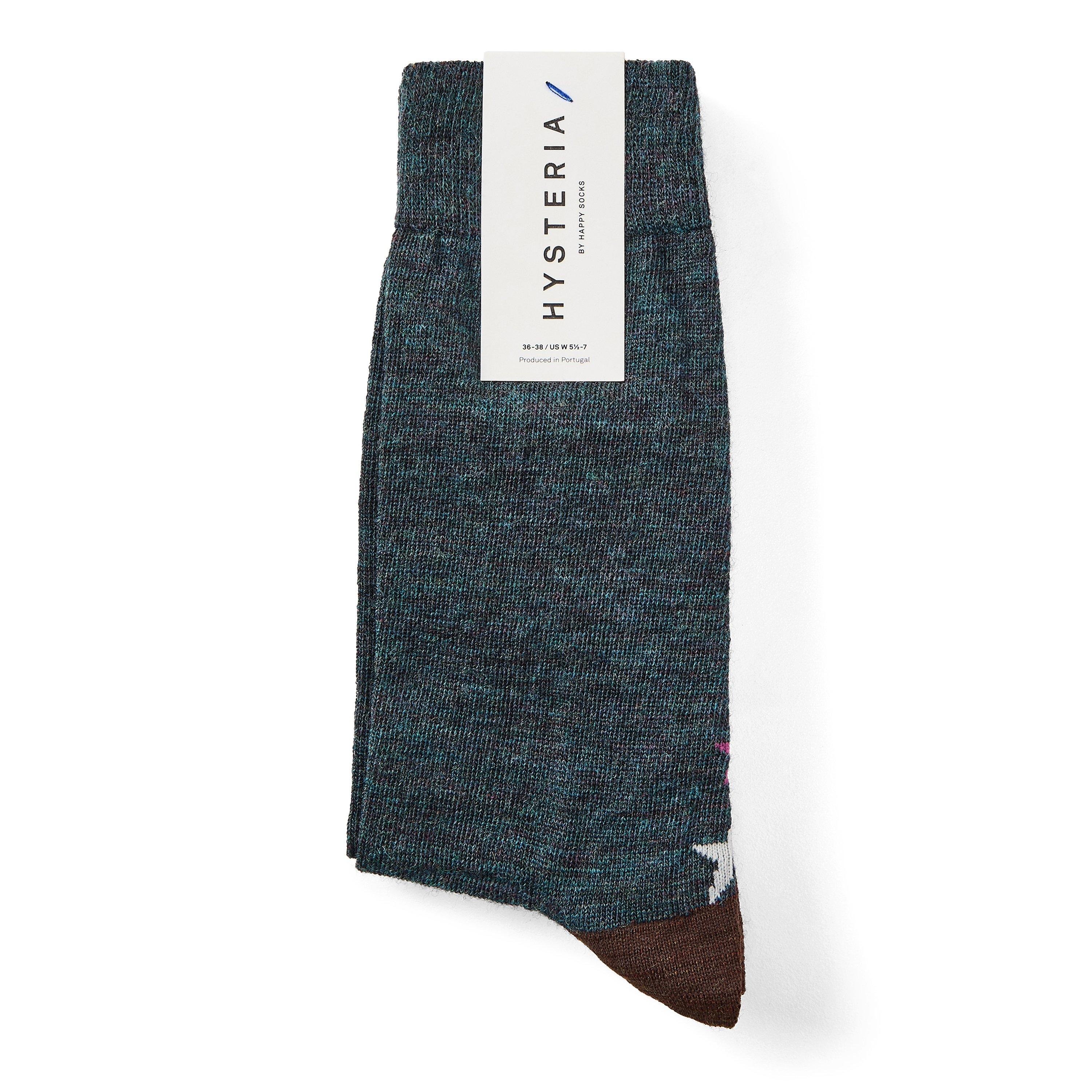 Navy - Happy Socks - Gina Mid High Pop - 2