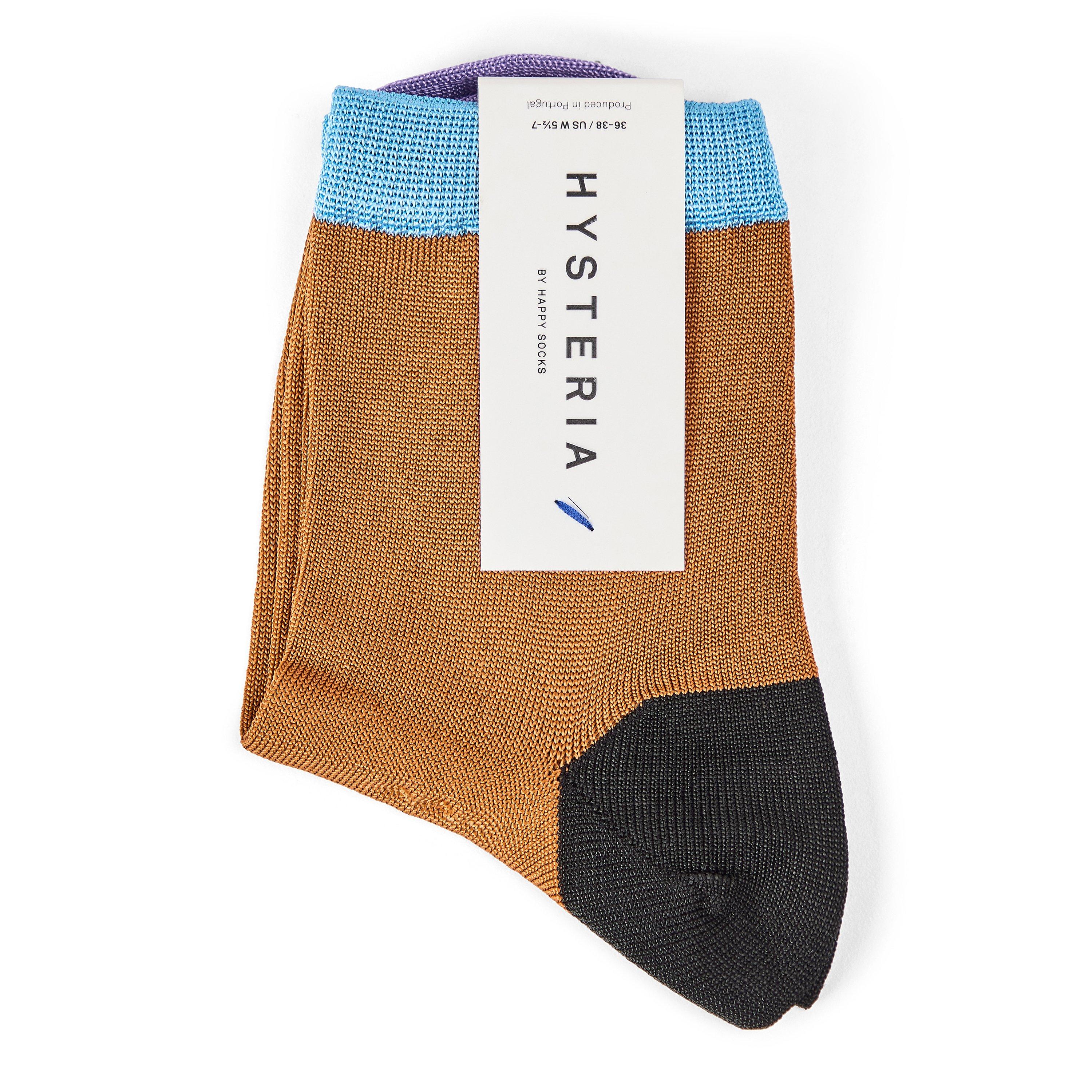 Brown - Happy Socks - Grace Ankle Pop - 2