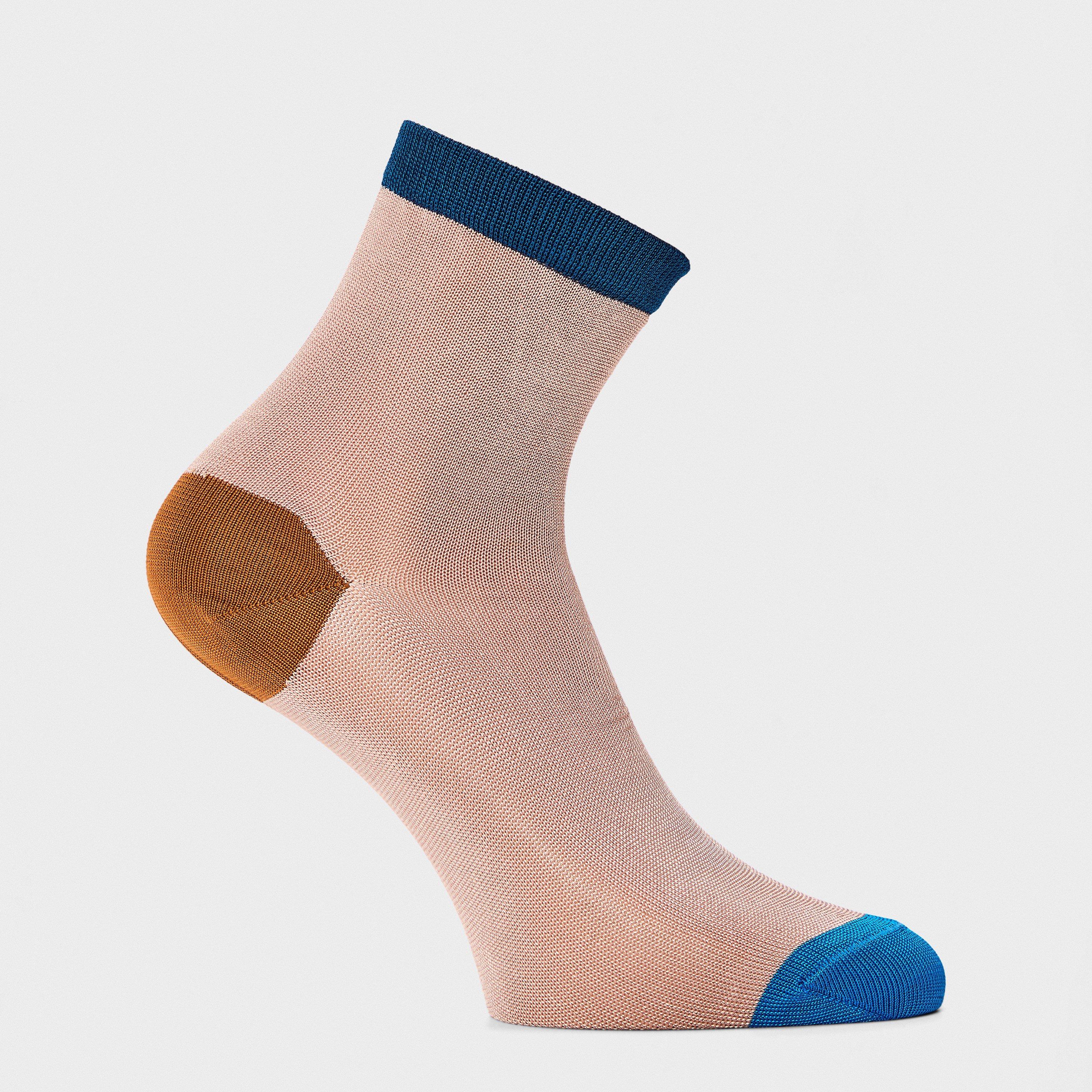 Svijetlo narančasta - Happy Socks - Grace Ankle Pop - 1