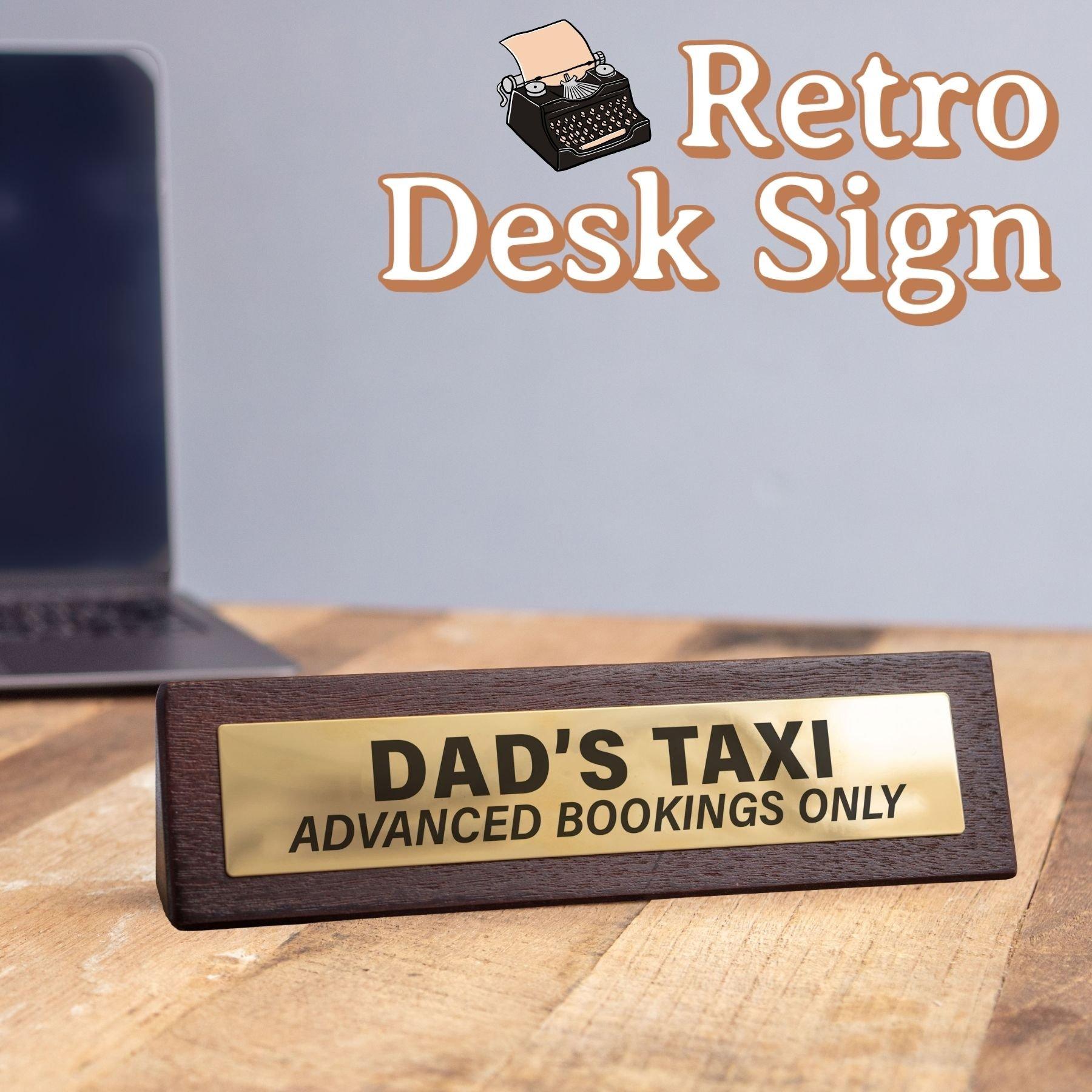 Multi - Boxer Gifts - Dad’s Taxi Novelty Sign – Funny Dad Gift - 2