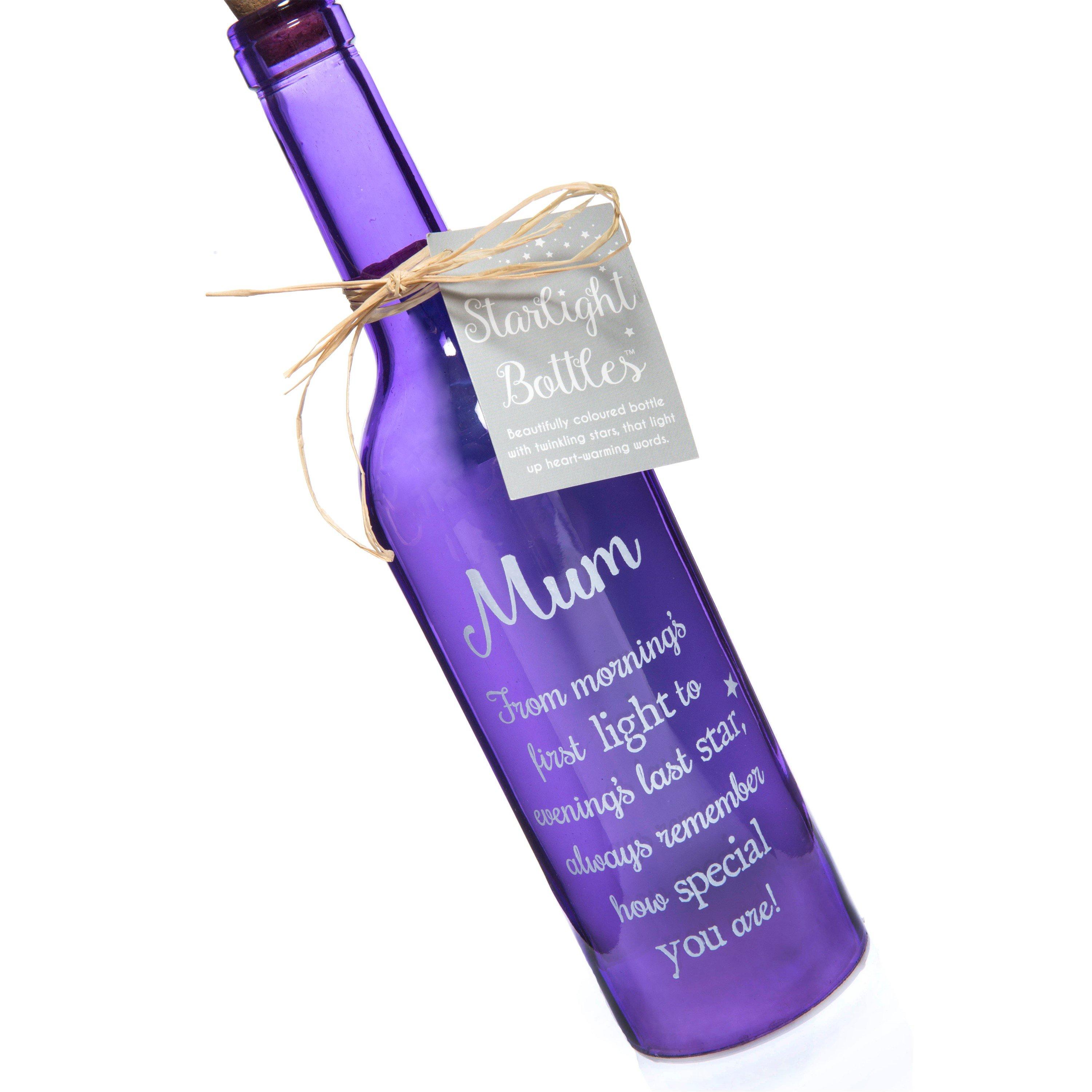 Multi - Boxer Gifts - Light-Up LED Mum Glass Starlight Bottle Gift - 3