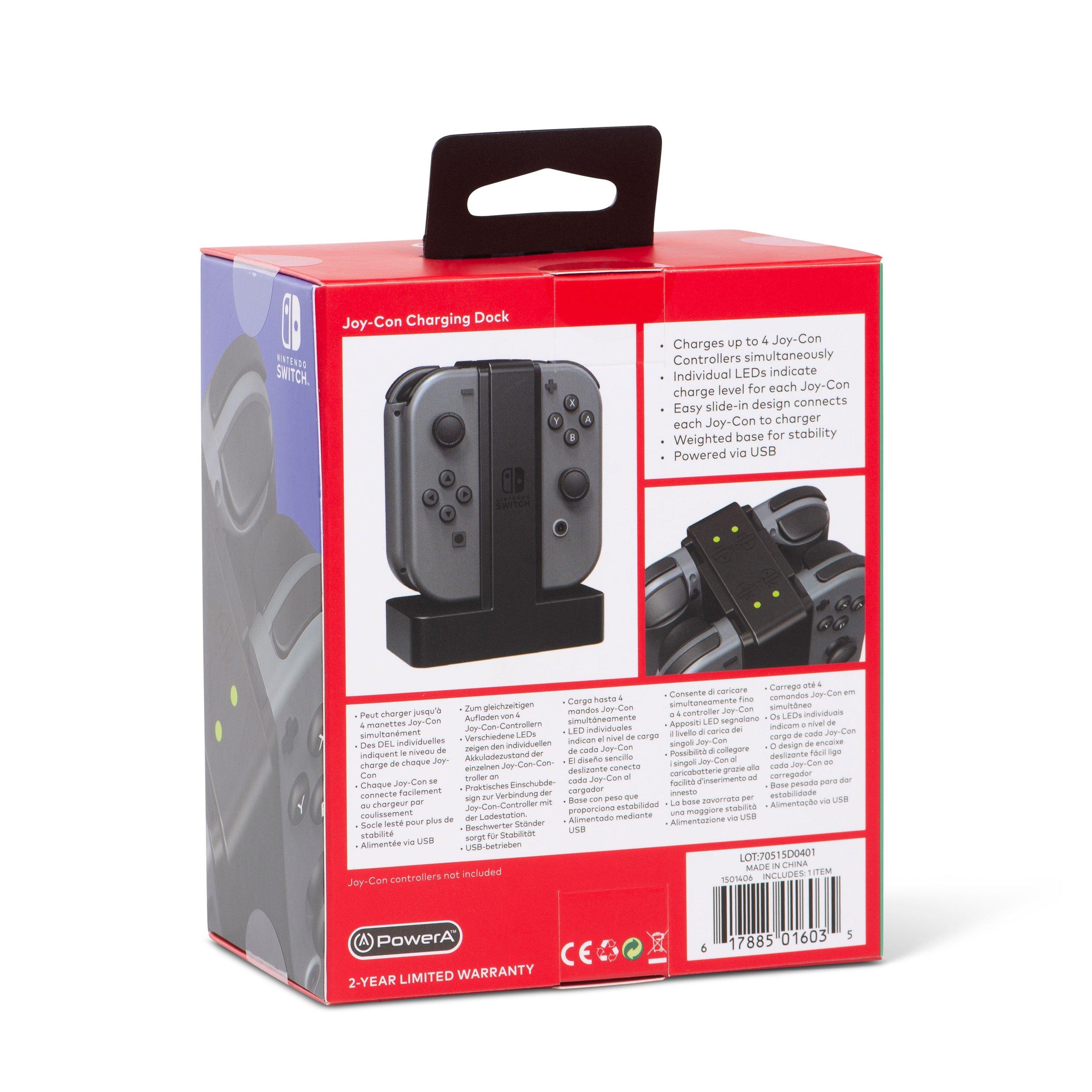 Black - PowerA - Joy-Con Charging Dock for Nintendo Switch - 7