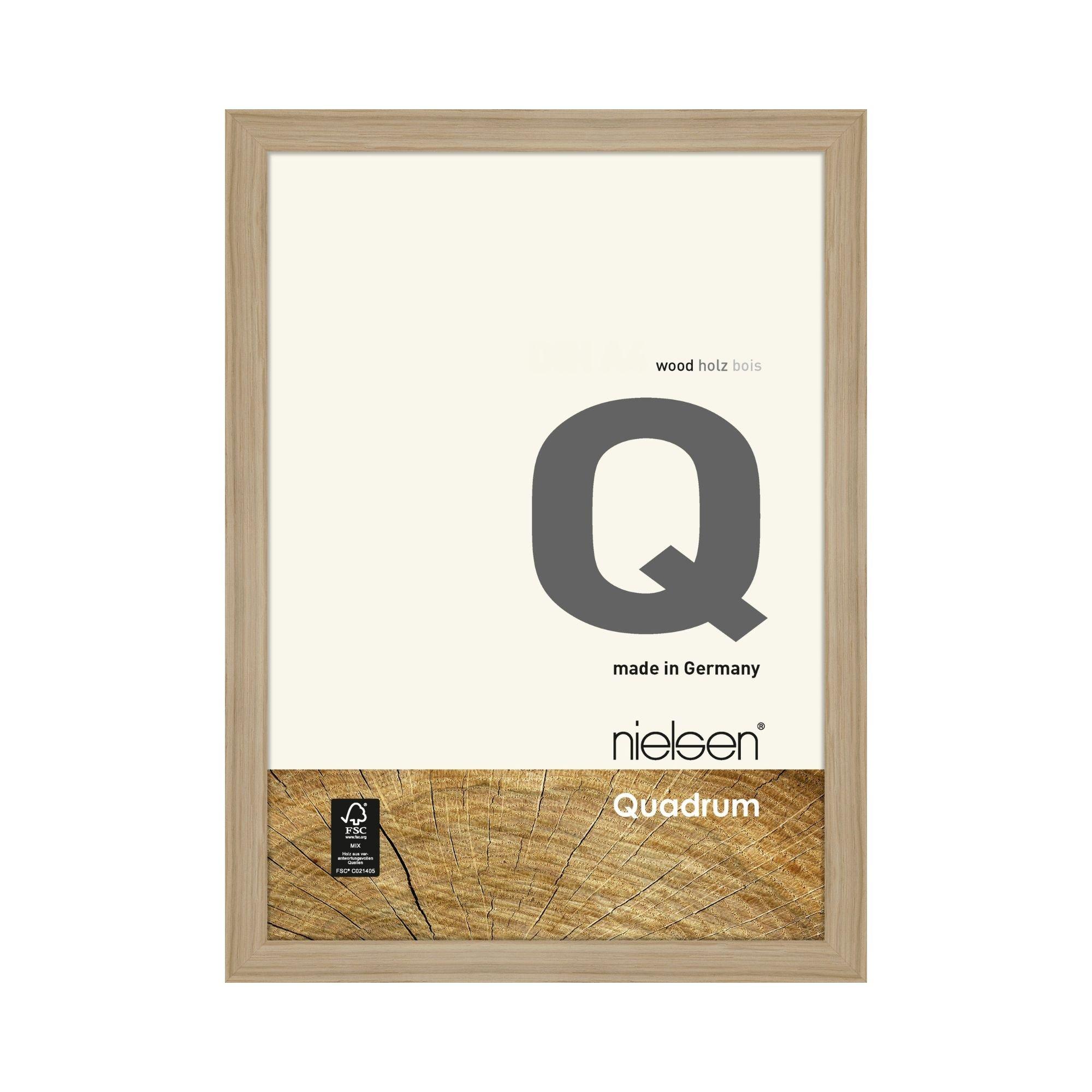 Nielsen  Quadrum Wooden Picture Frame With Glass Front - Oak - 30 x 40 cm