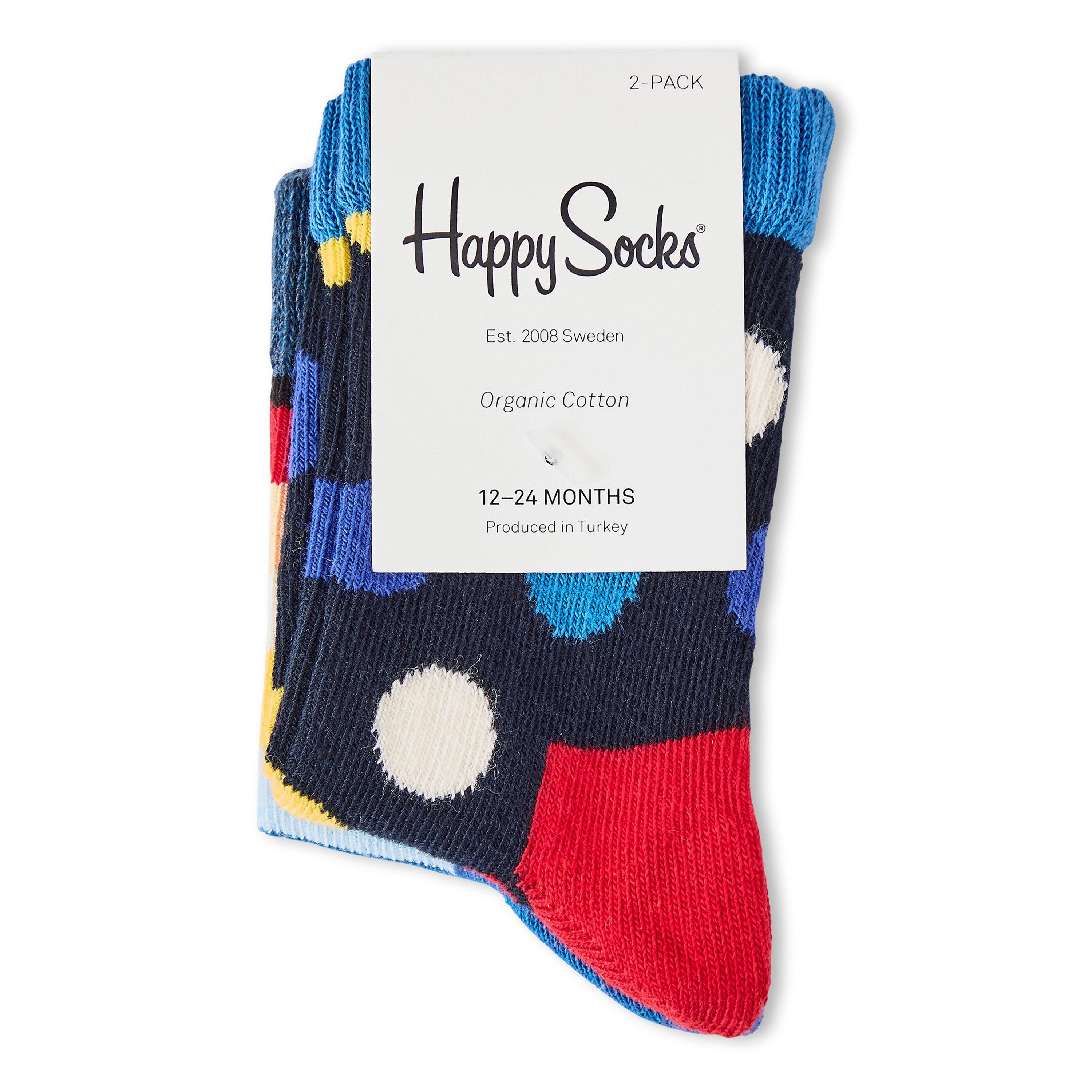 Black - Happy Socks - 2Pk Big Dot Sk Bb99 - 2