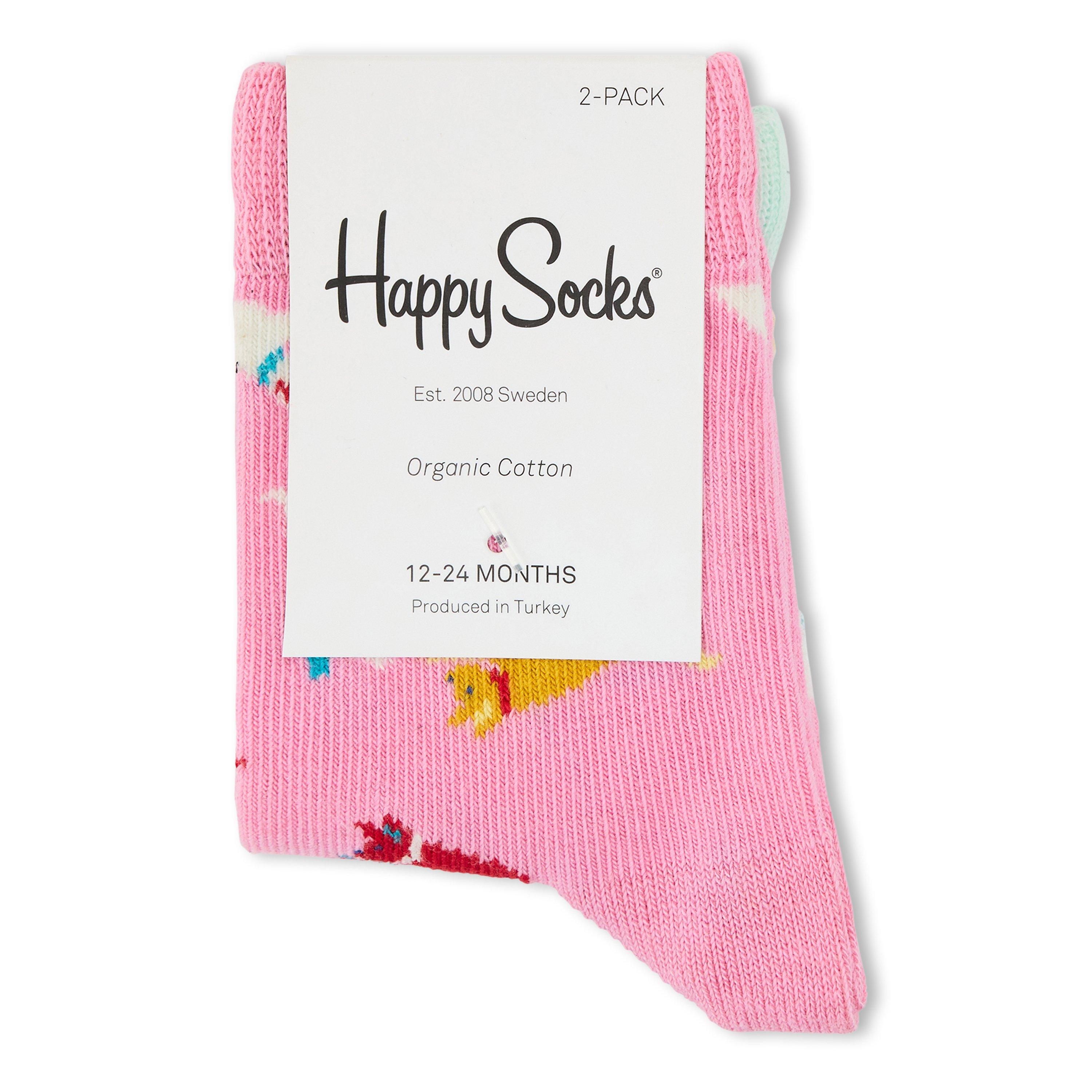 Pink - Happy Socks - 2Pk Cat Sk Bb99 - 2