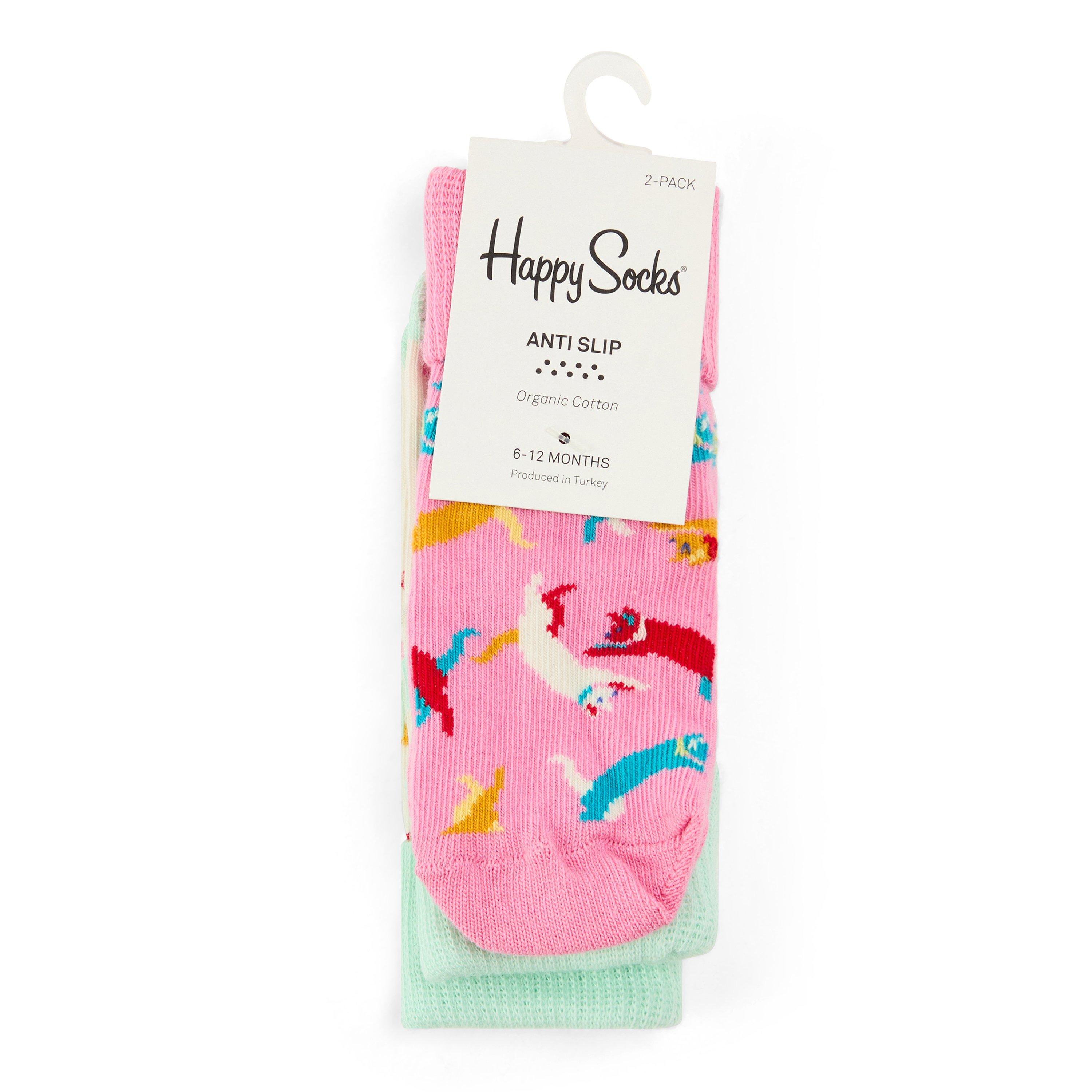 Roze - Happy Socks - 2Pk Cat Sk Bb99 - 2