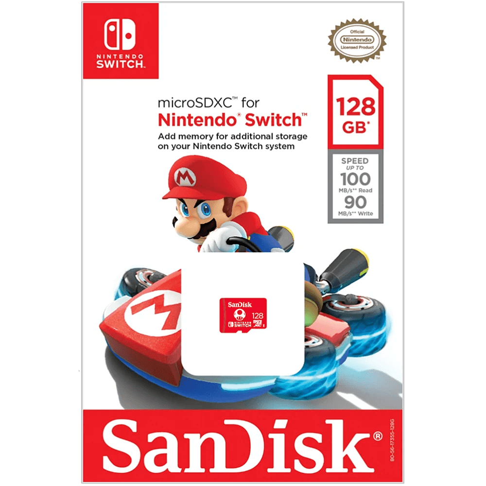 128GB - SanDisk - 128GB Nintendo Switch Micro SD - 1