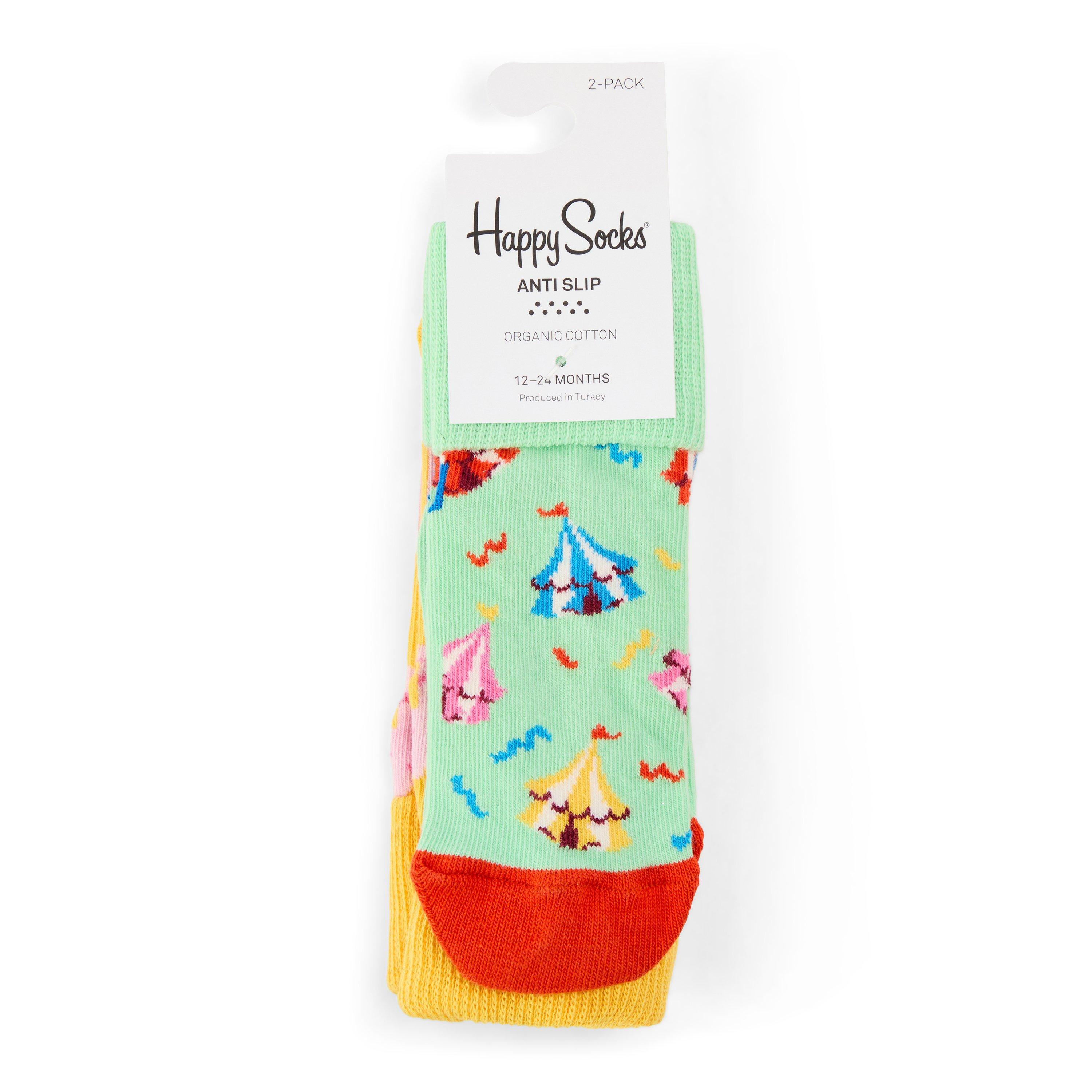 Žuta - Happy Socks - 2Pk Circus Grp Bb99 - 2