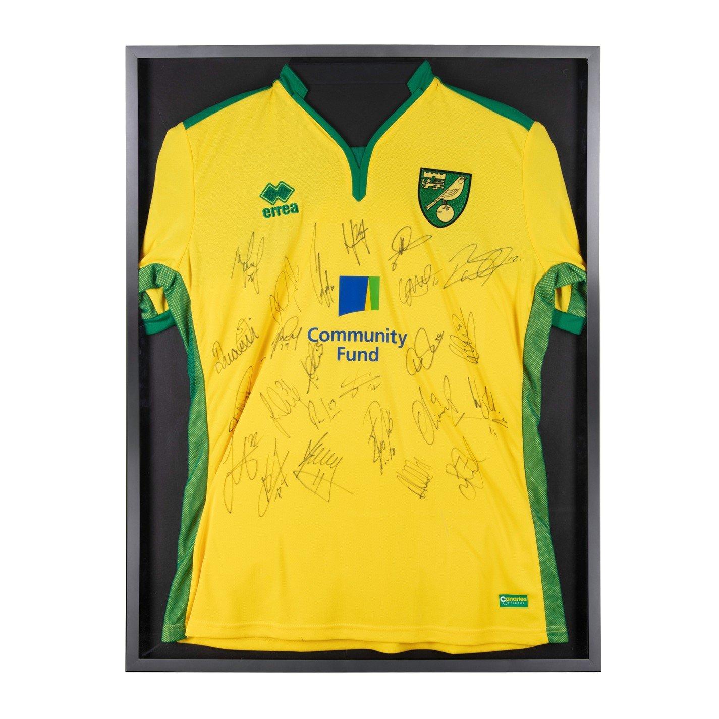 Jet Matt Black - nielsen - Framebox II Football / Rugby Shirt Display Frame - 2