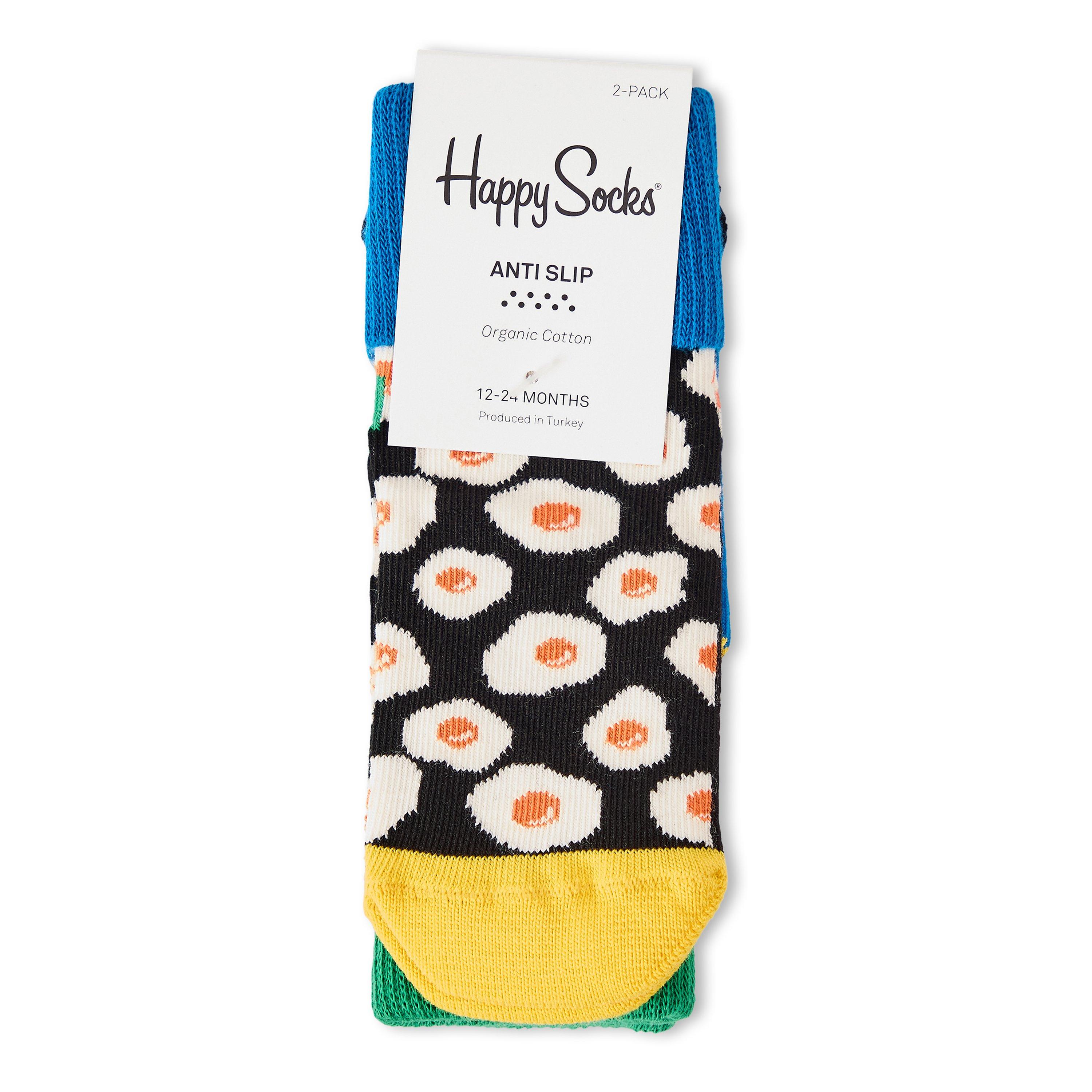 Black - Happy Socks - 2Pk Sny Grp Sk Bb99 - 2