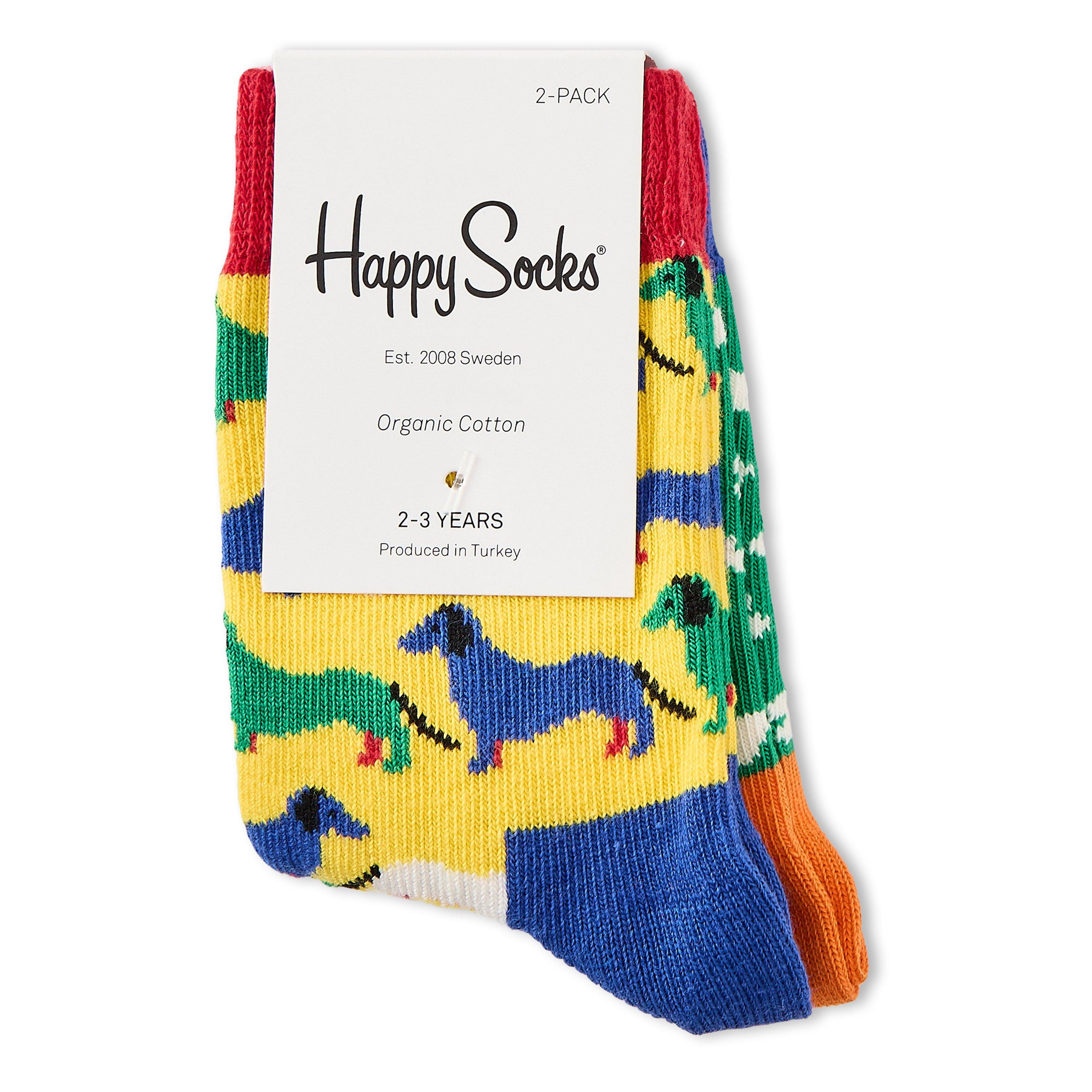 Gelb - Happy Socks - 2Pk Dog Sk Bb99 - 2
