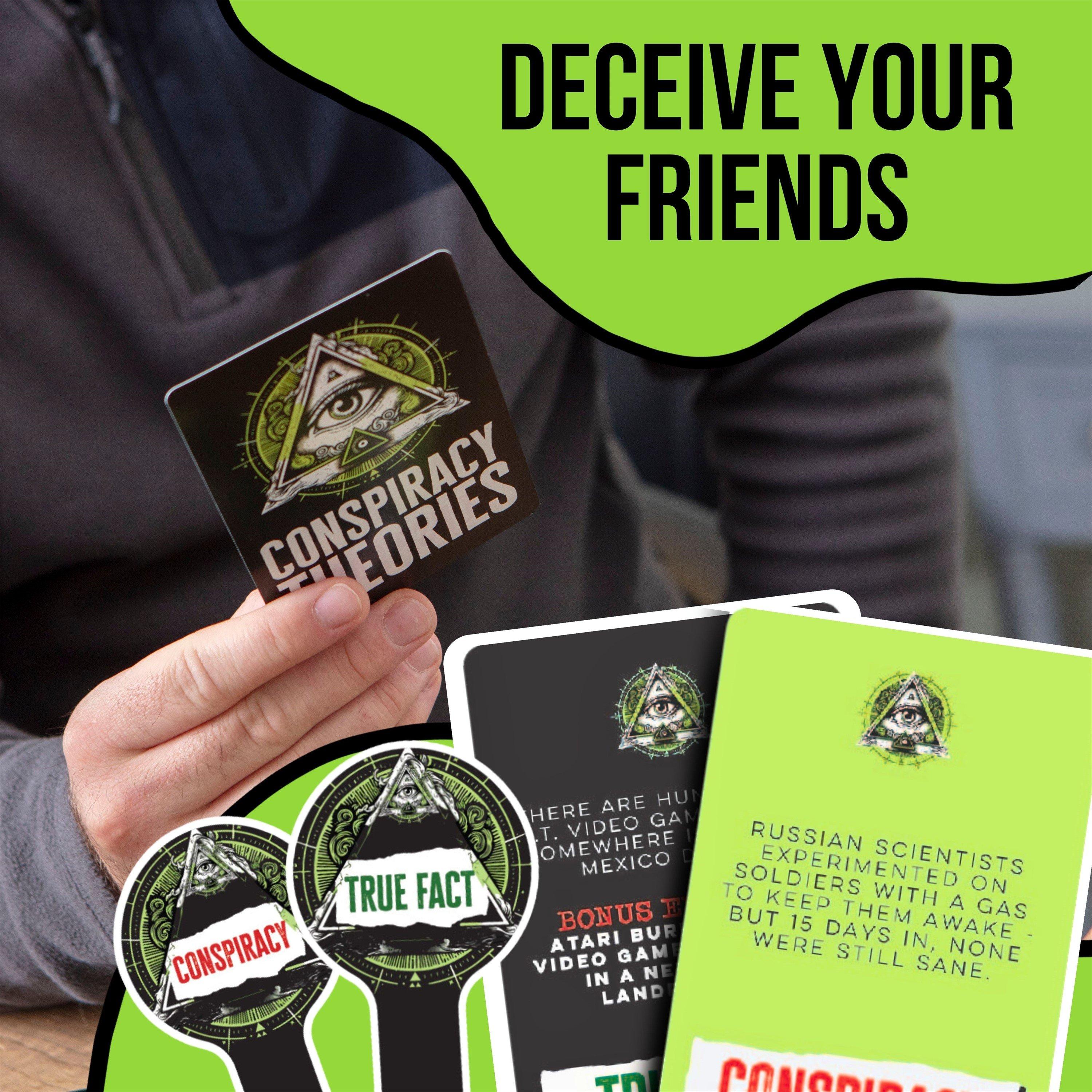 Multi - Boxer Gifts - Conspiracy Theories Card Game - Adult Games - 5