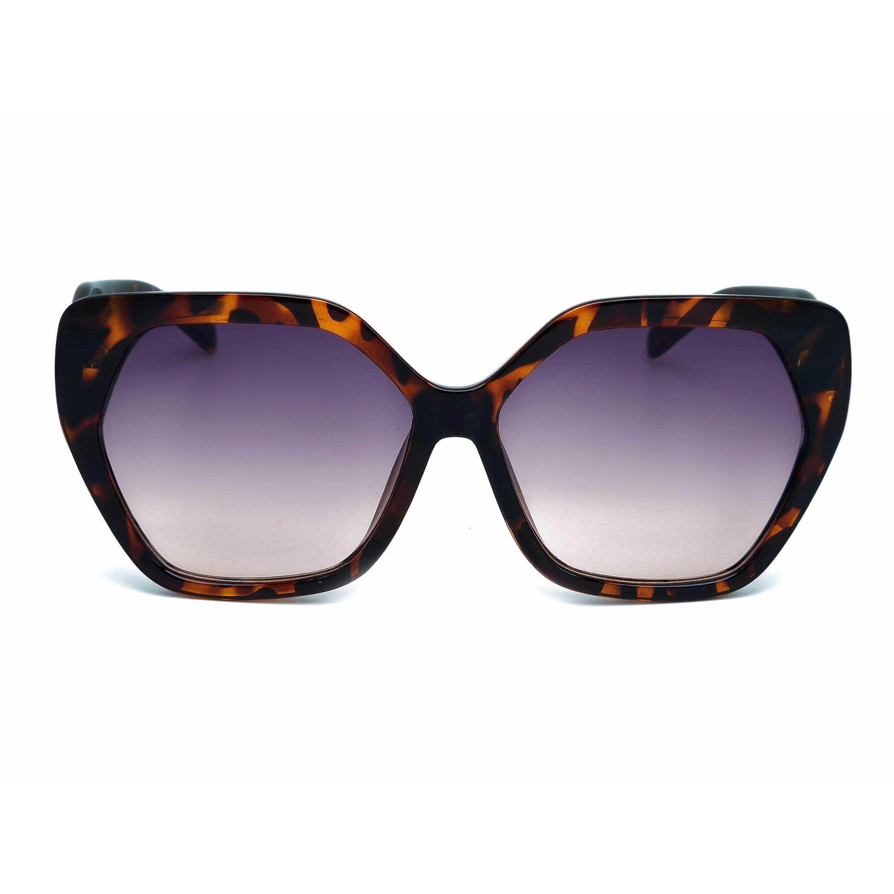 Grey - Storm - Women's Hexagon Sunglasses - 2