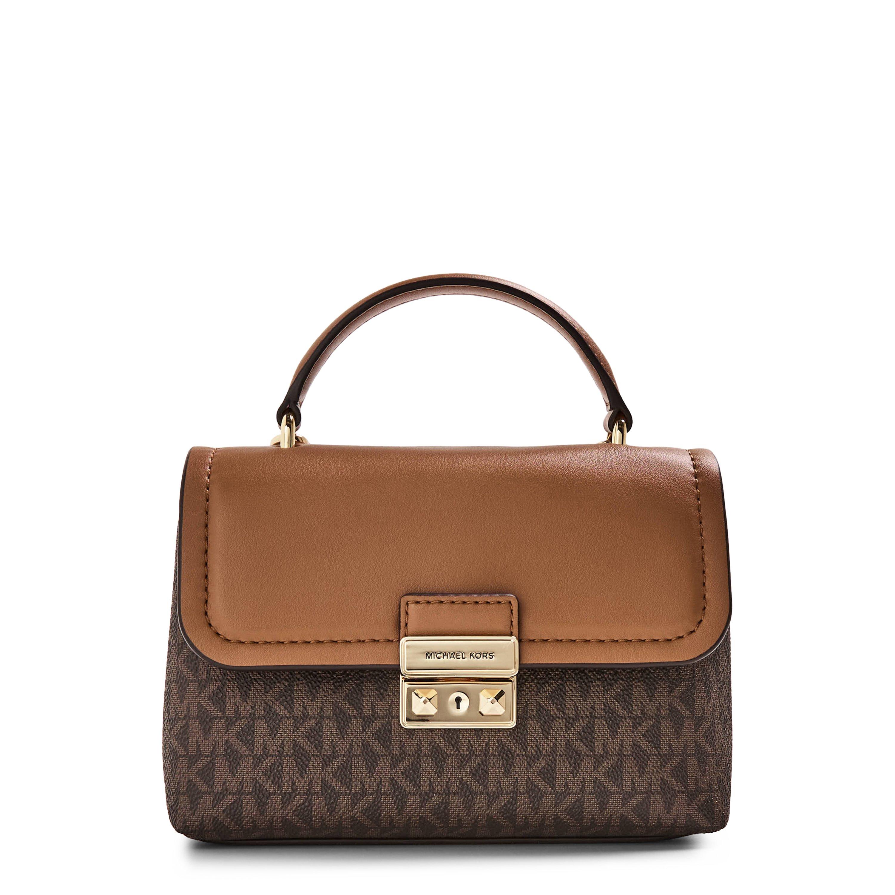 MICHAEL Michael Kors Women's Top Handle Bag - BRN/ACORN