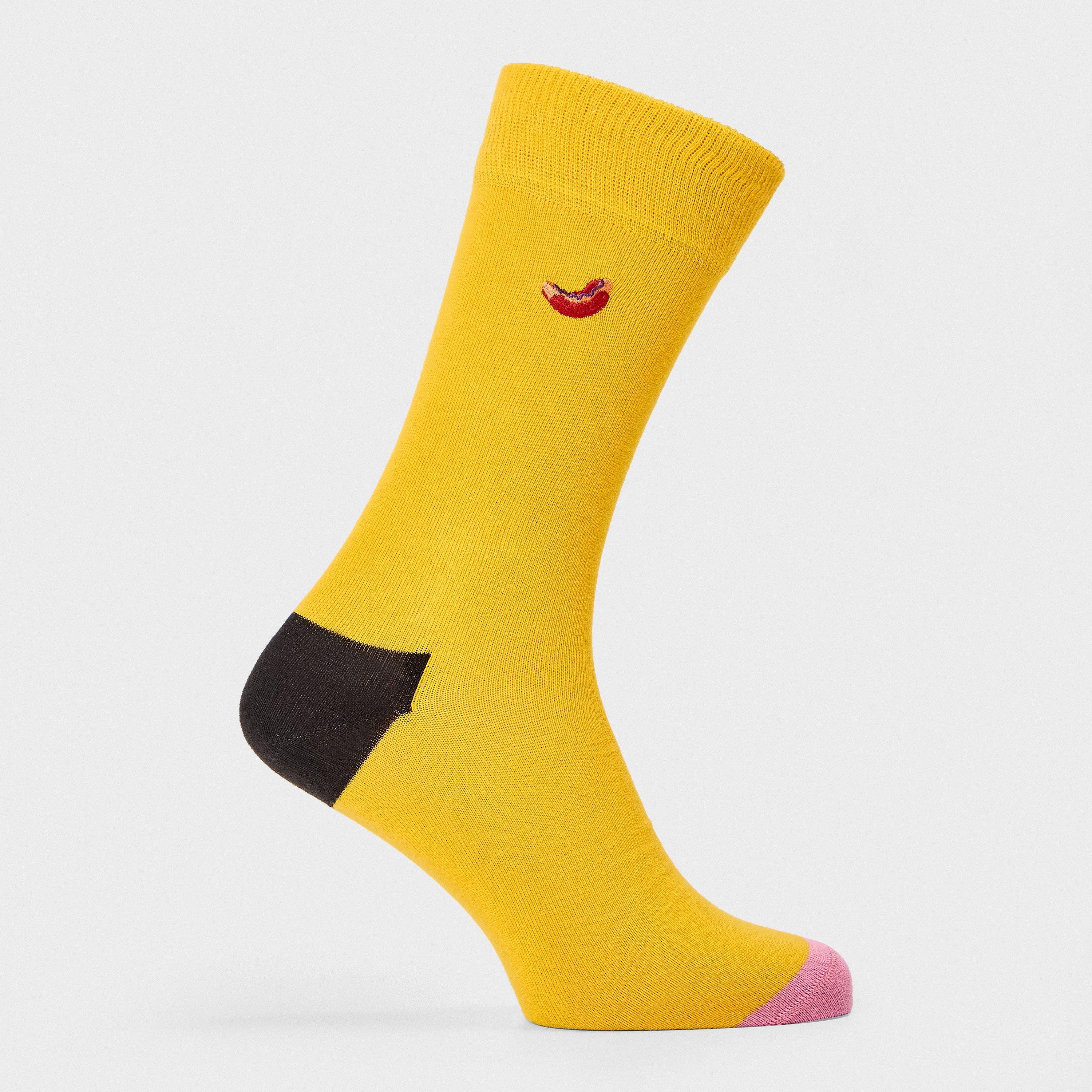 Yellow - Happy Socks - Hot Dog Pop - 1