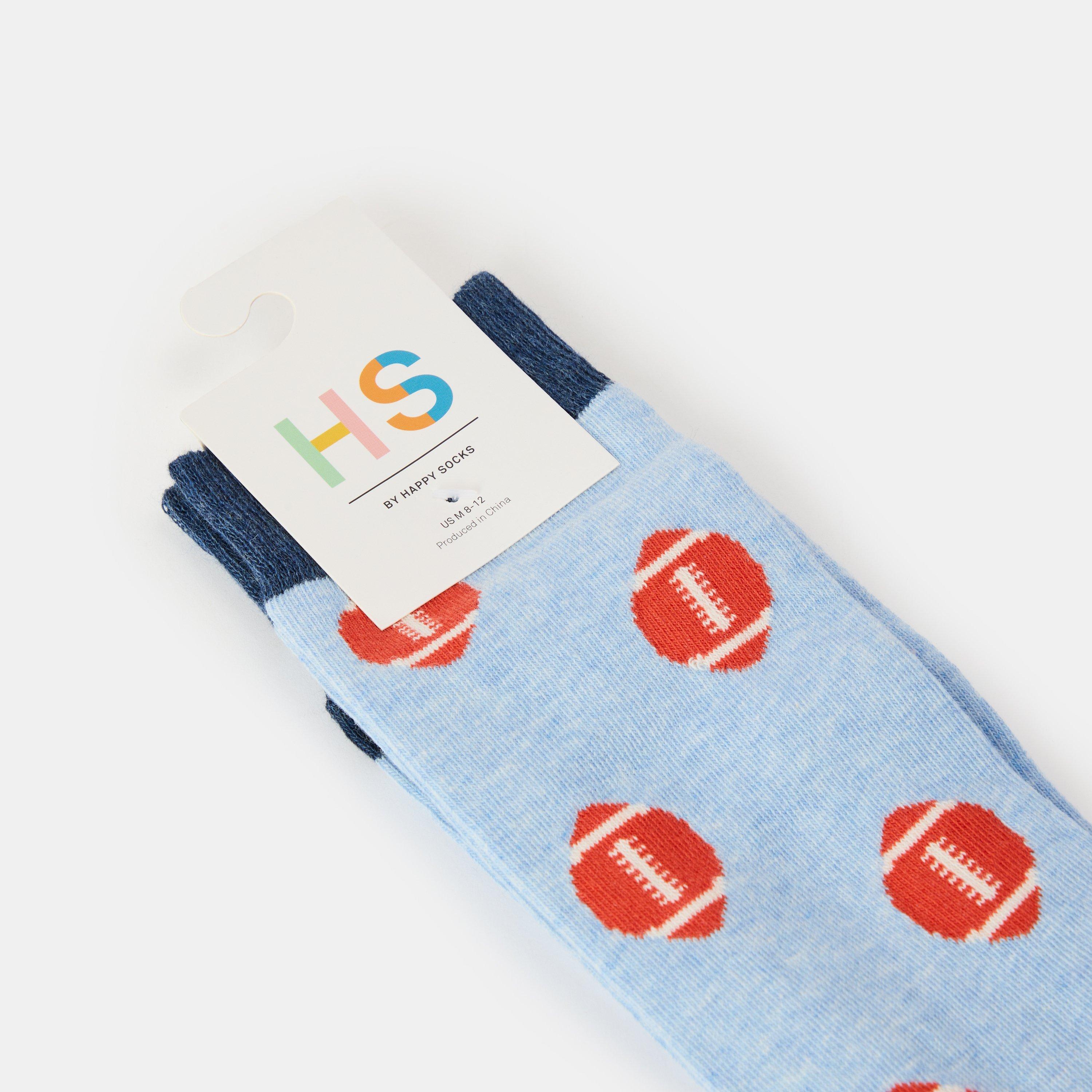 Light Blue - Happy Socks - HS Football Sk 99 - 2