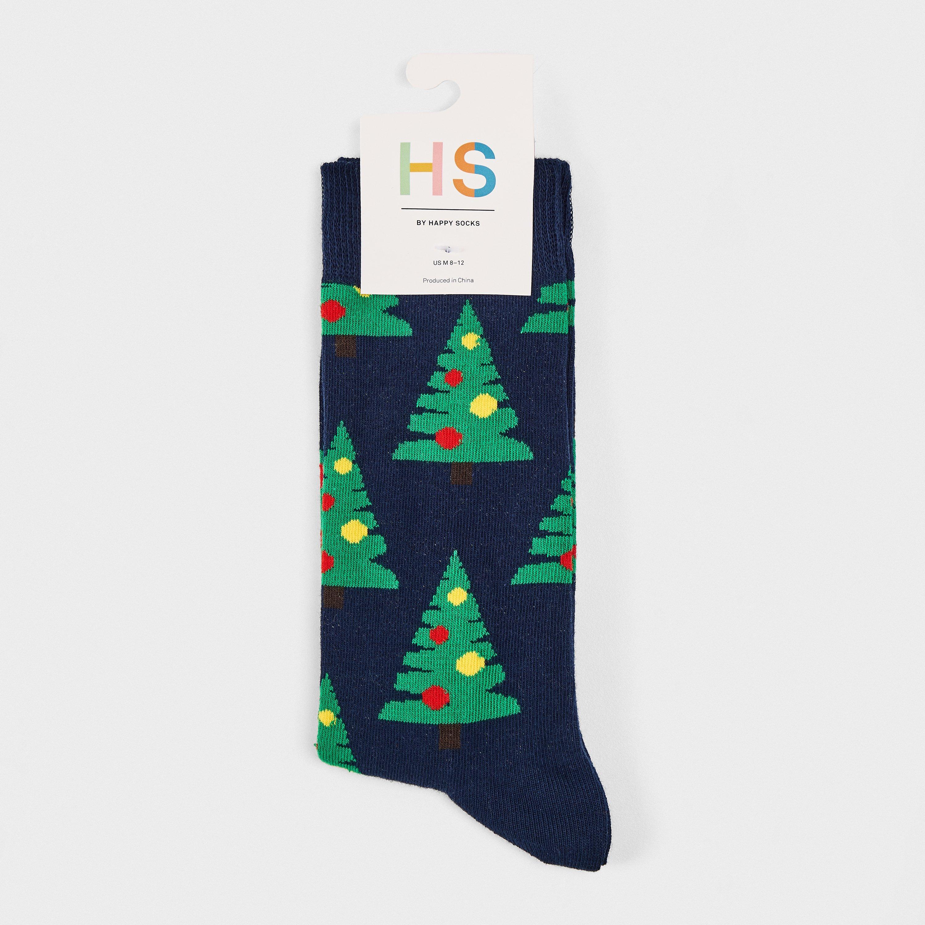 Navy - Happy Socks - HS Tree Sk 99 - 2