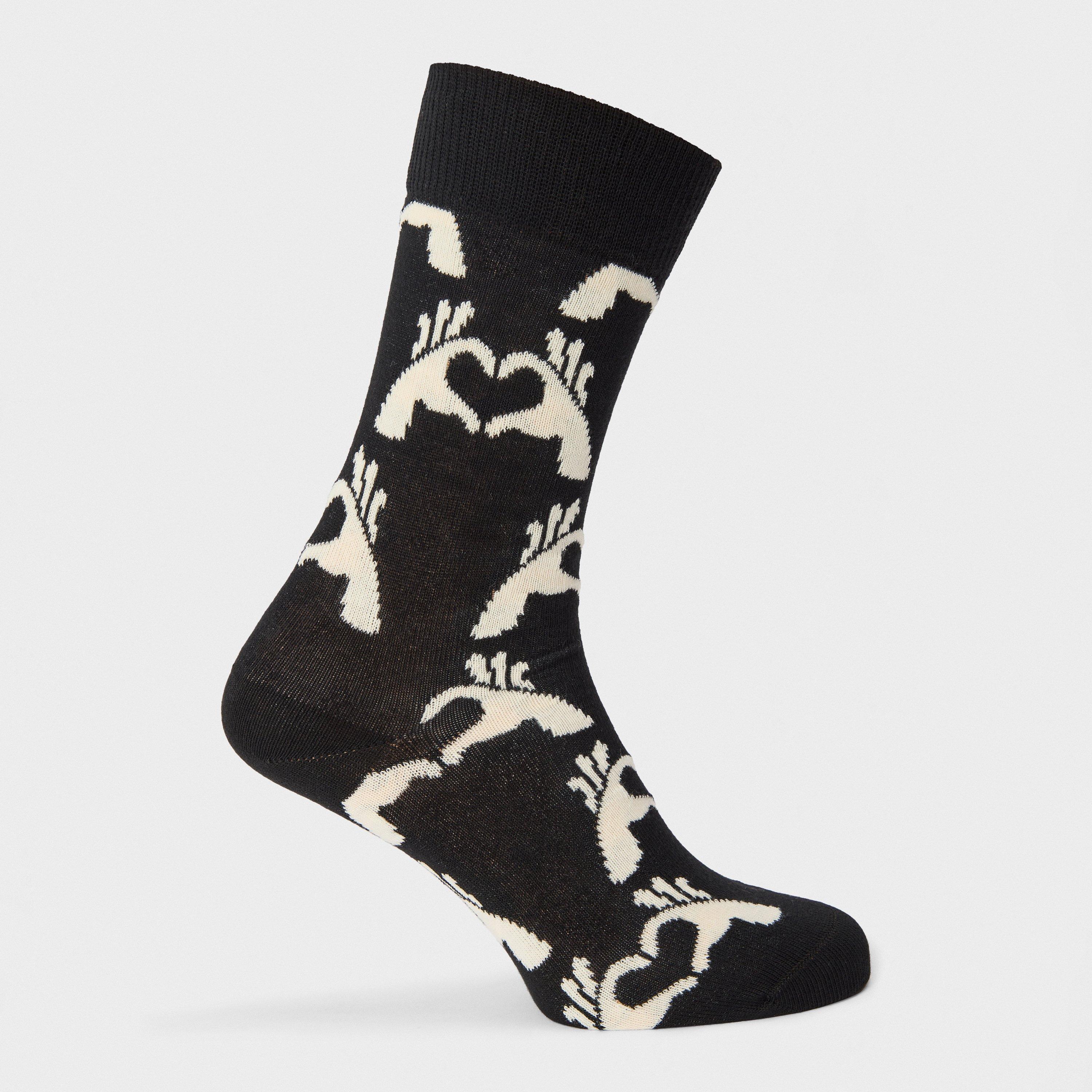 Black - Happy Socks - Love Pop - 1