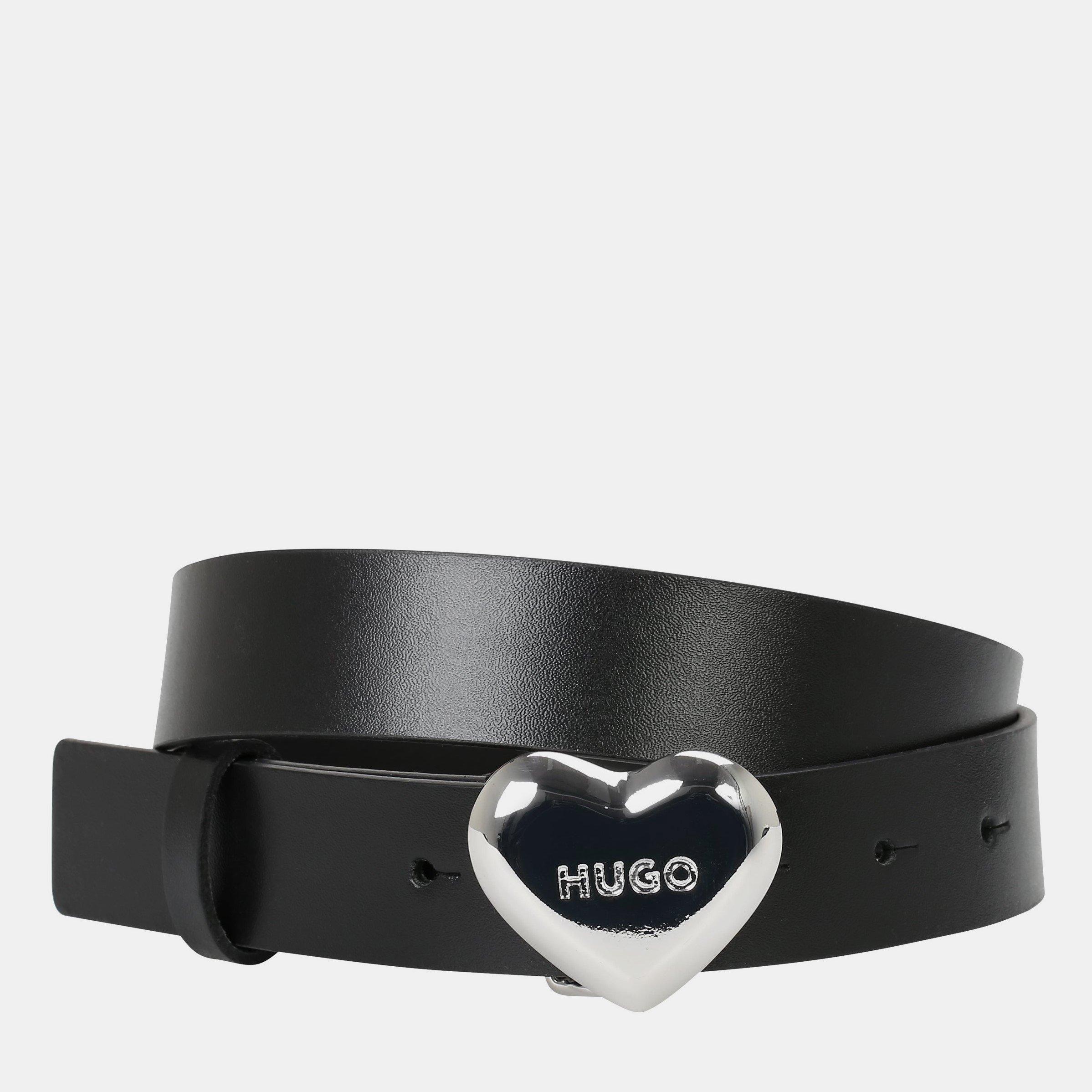 Hugo Heart Charm Belt Leather Belt FRASERS
