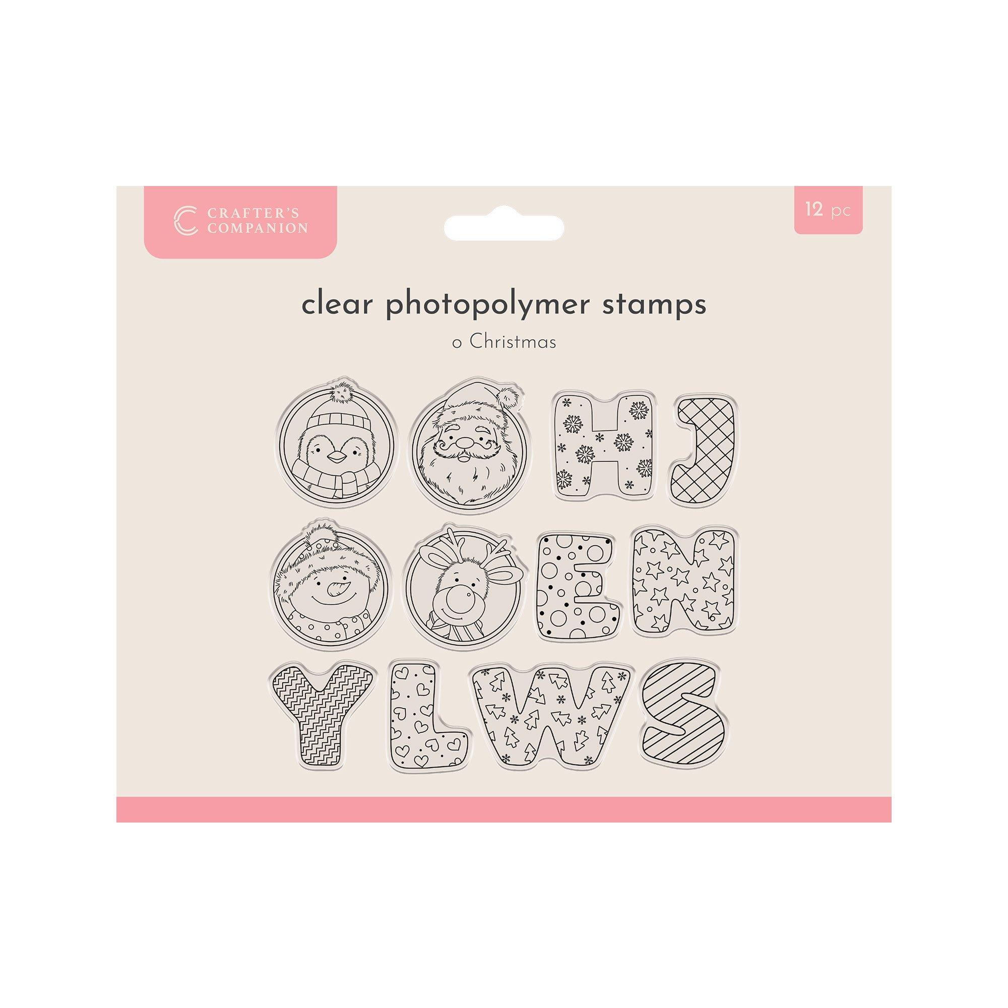 Clear - Crafters Companion - O Christmas Stamp - 1