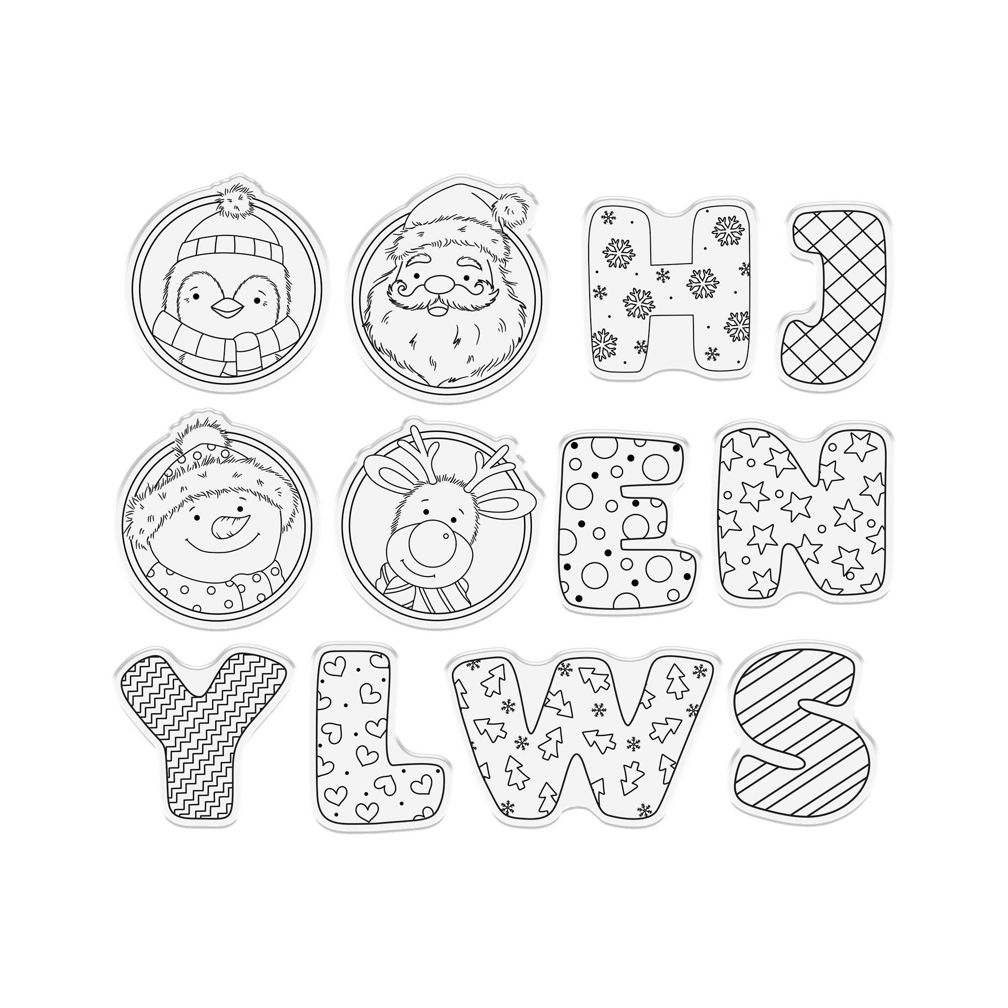 Clear - Crafters Companion - O Christmas Stamp - 2