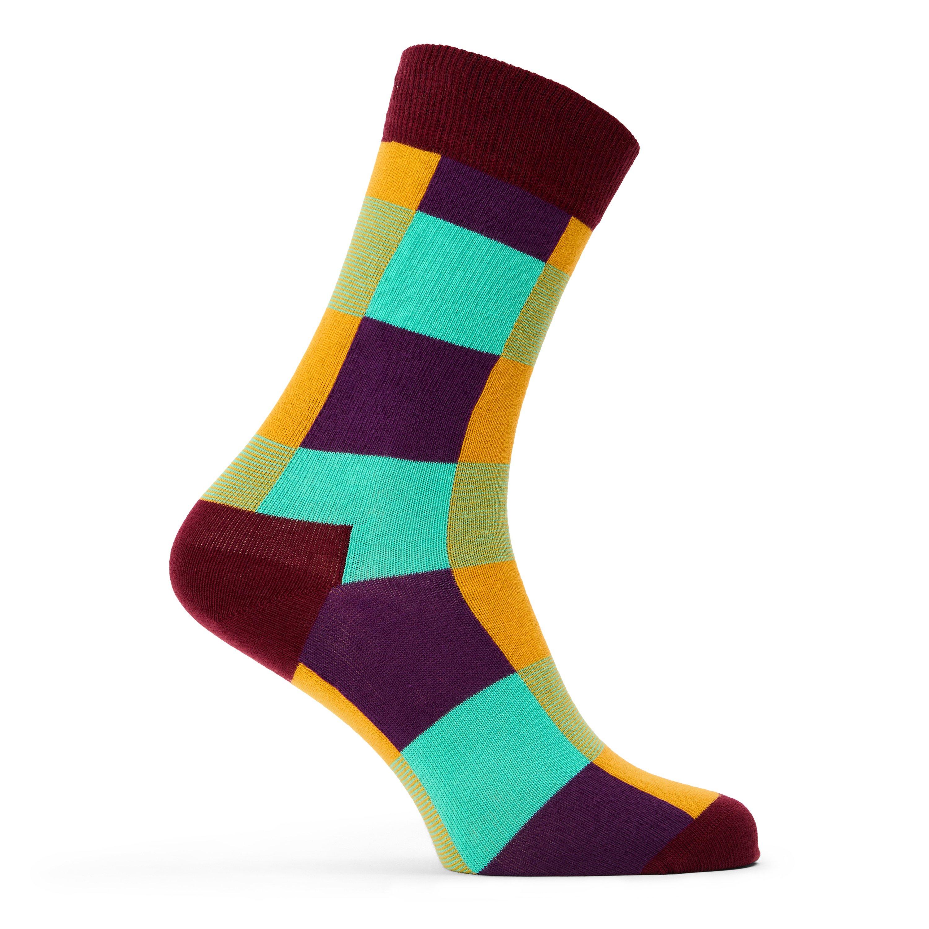 Dark Red - Happy Socks - Lumberjack Sk Pop - 1