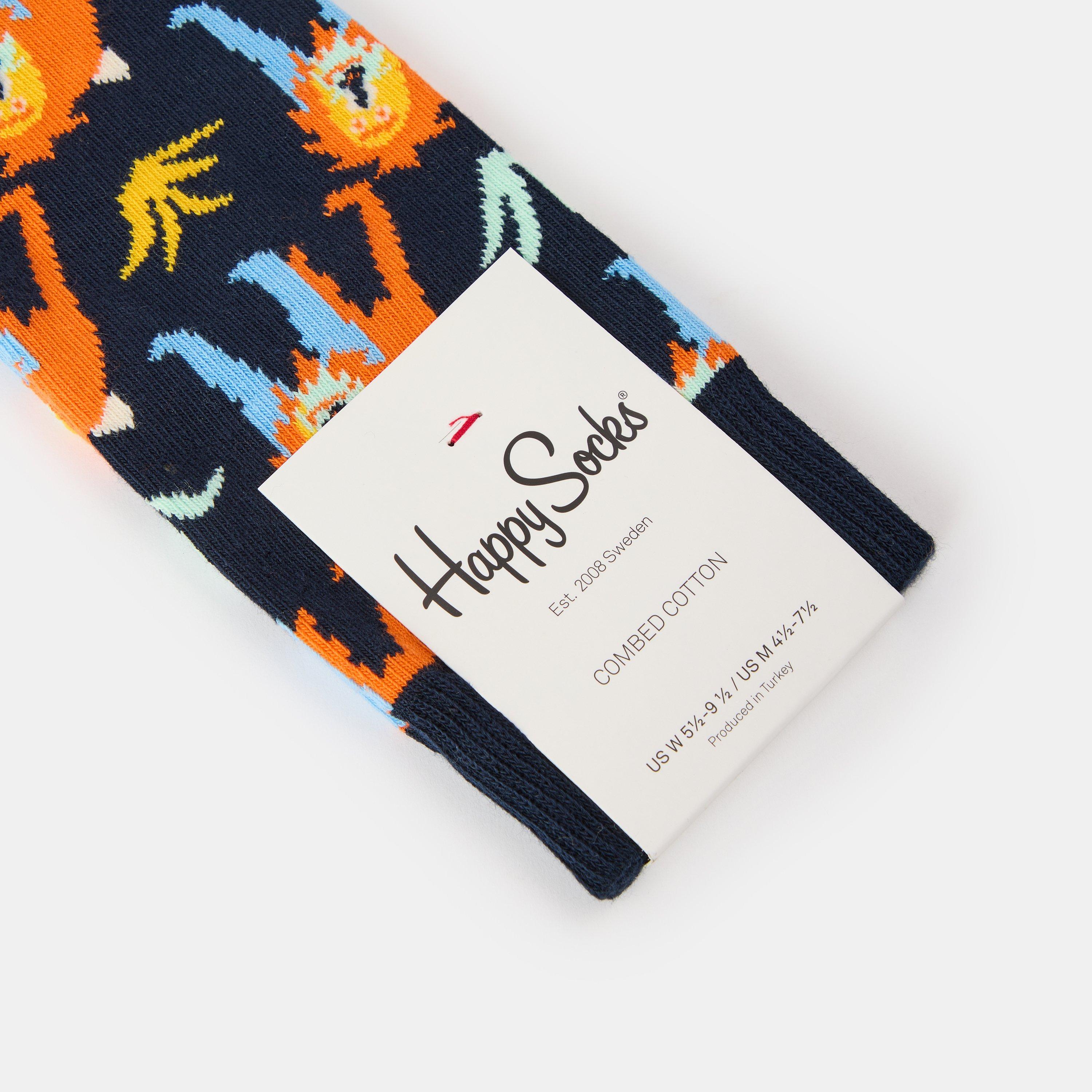 Navy - Happy Socks - Monkey Sk 99 - 2