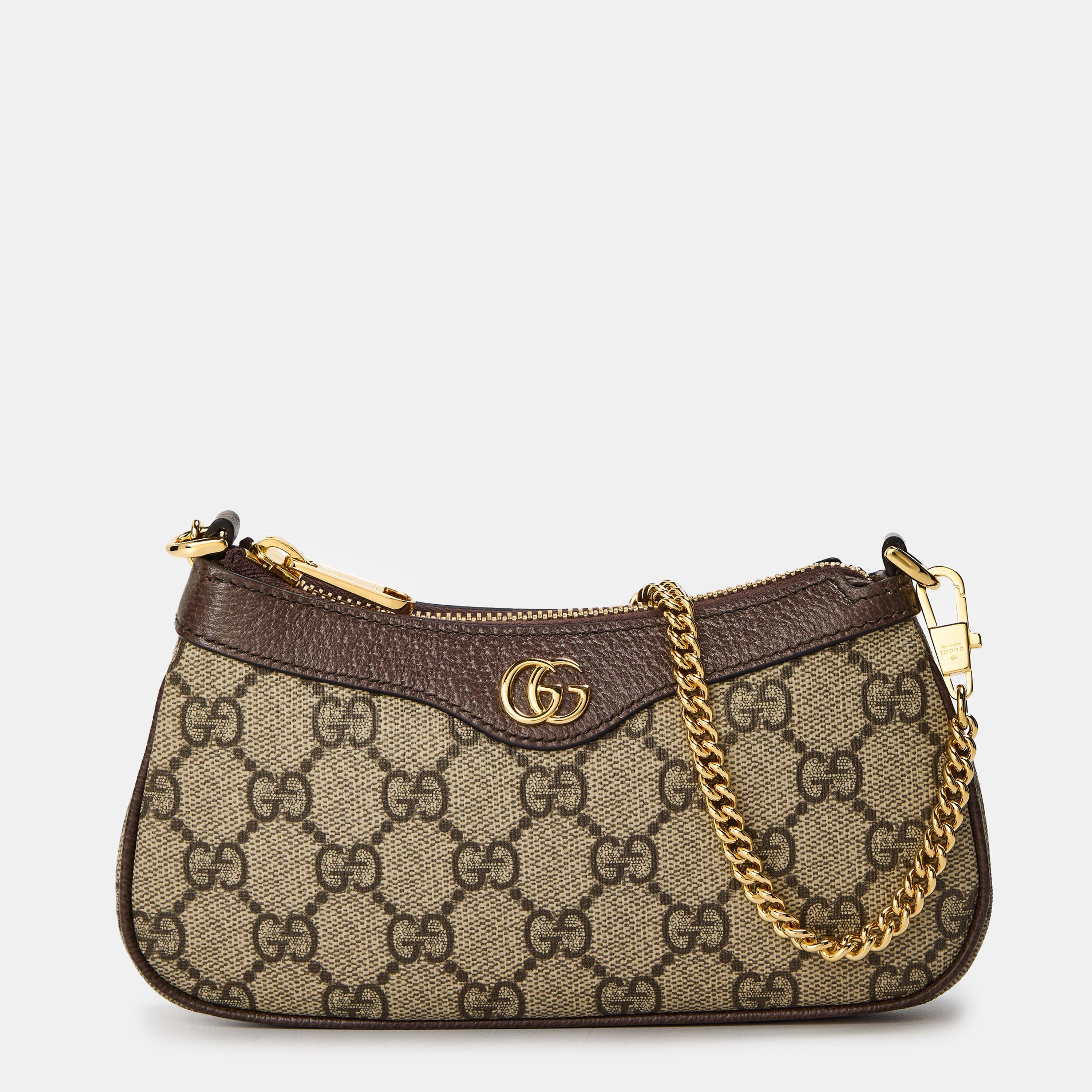 Ebony - Gucci - Women's Ophidia Canvas Mini Bag - 1
