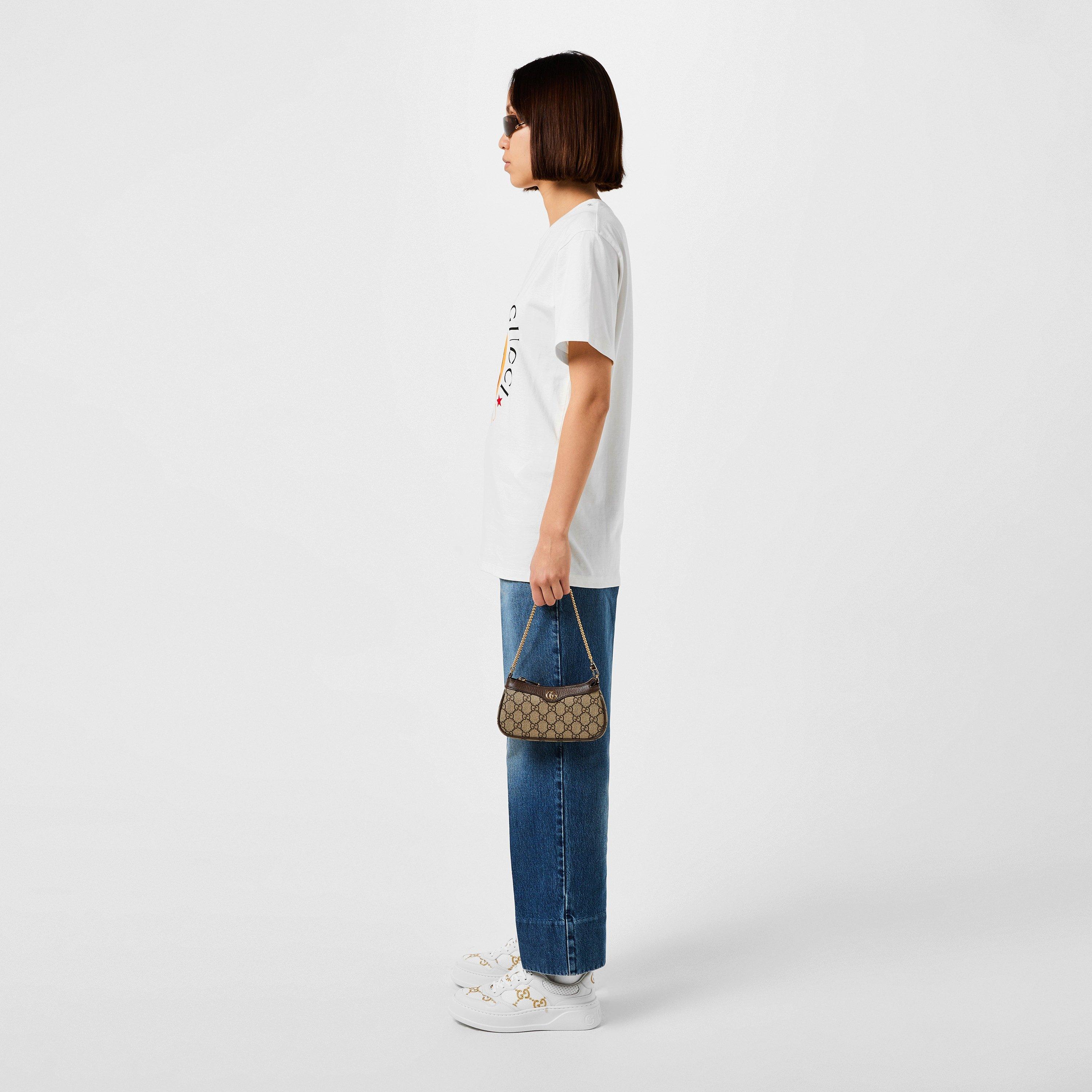 Ebony - Gucci - Women's Ophidia Canvas Mini Bag - 8