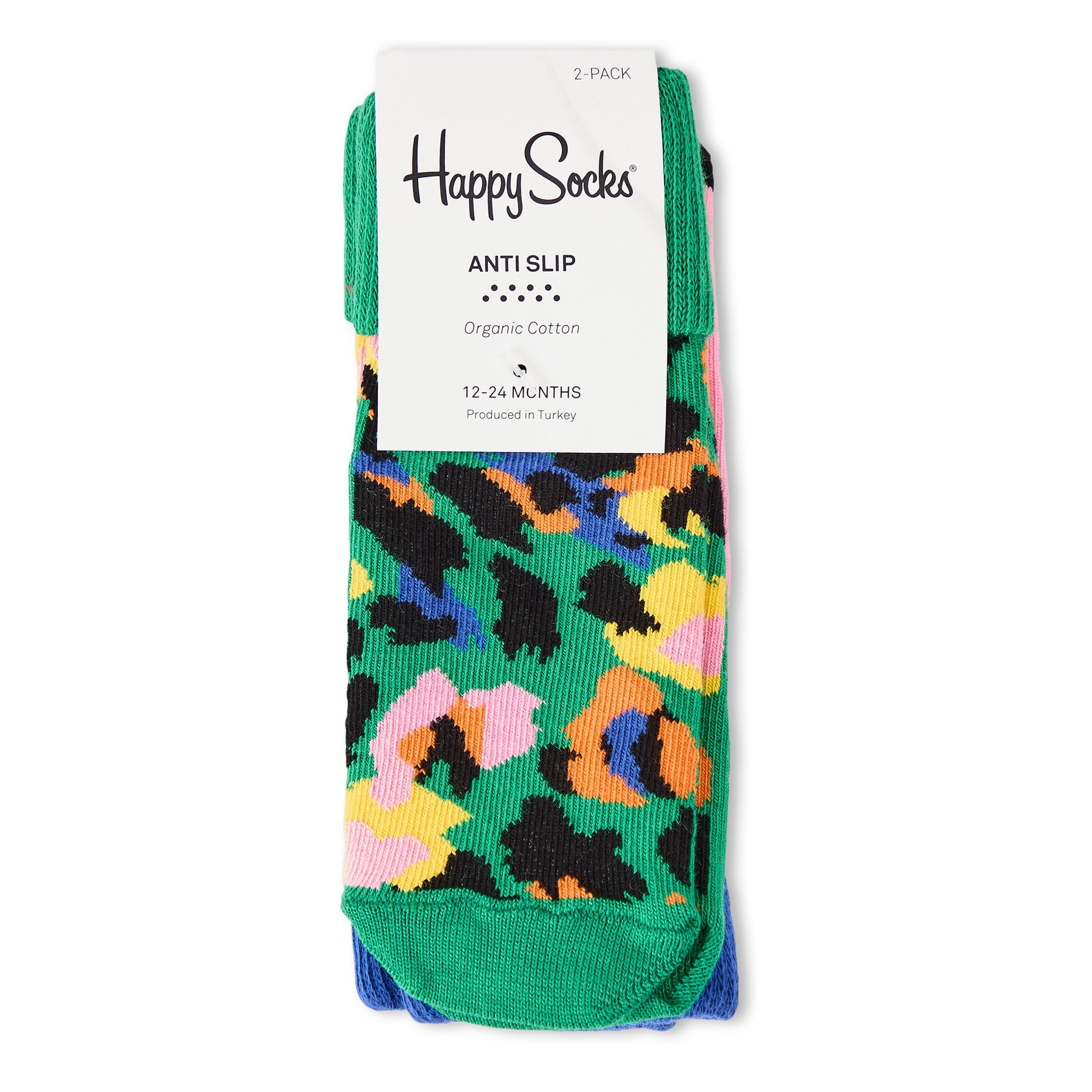 Green - Happy Socks - 2Pk Leo Grp Sk Bb99 - 2