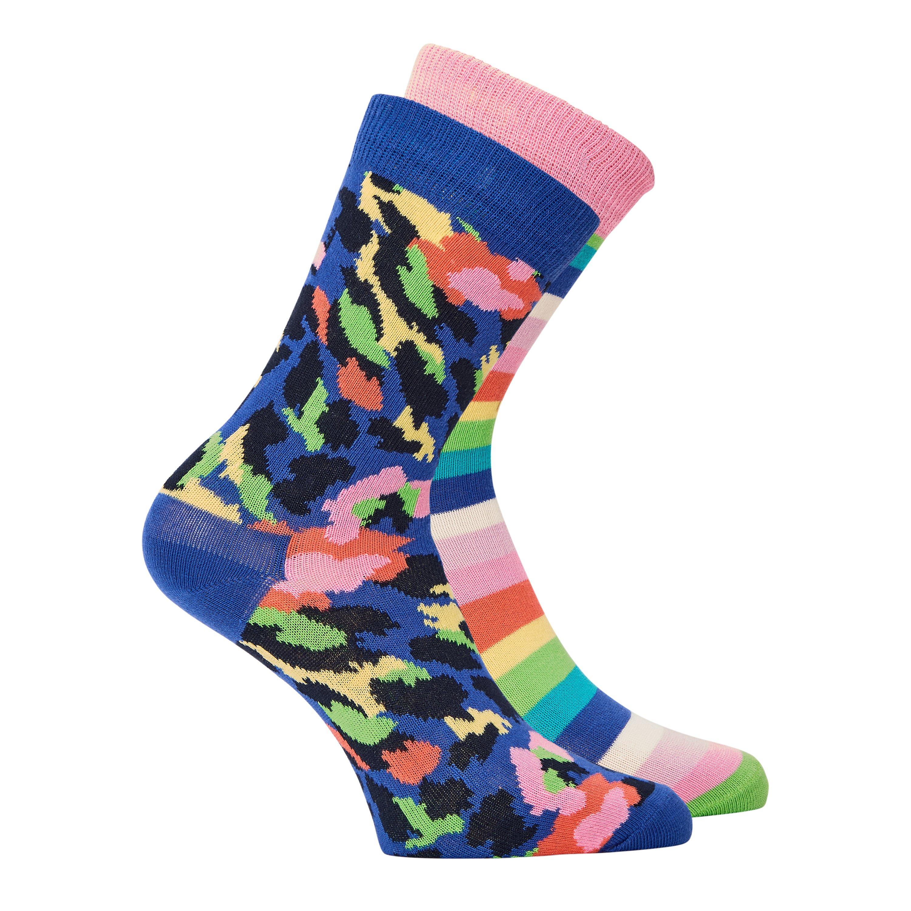 Beige - Happy Socks - Stripe Pop - 1