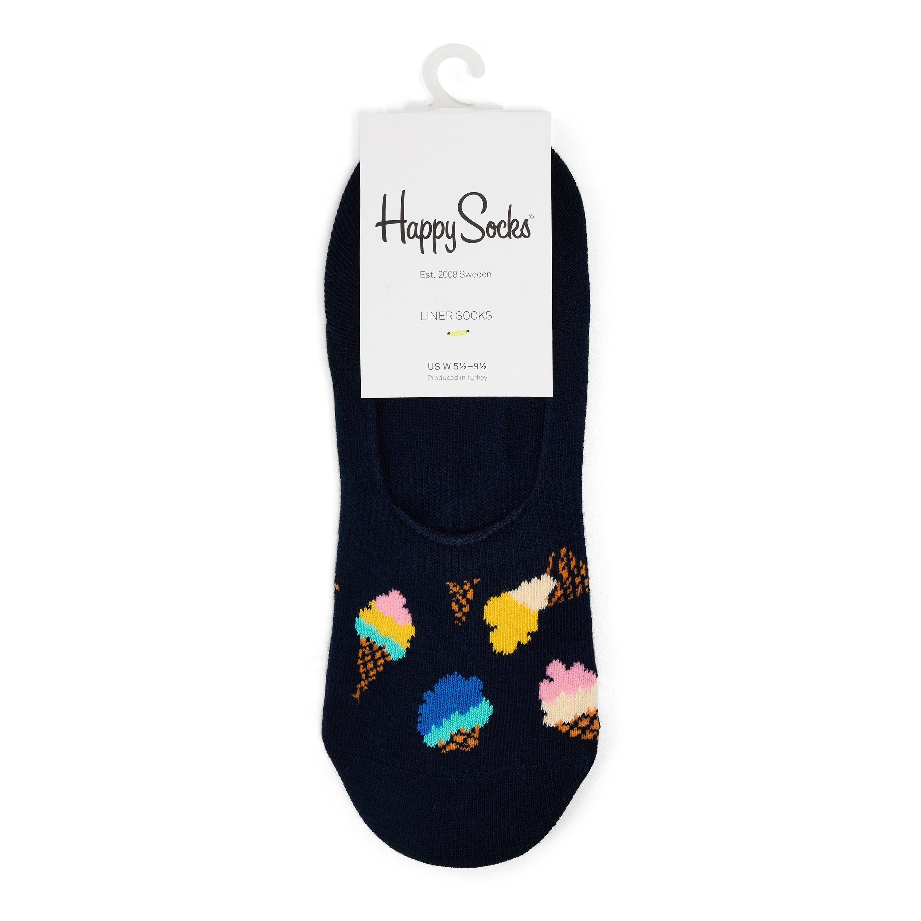 Marineblå - Happy Socks - Ice Cream Sk 99 - 2