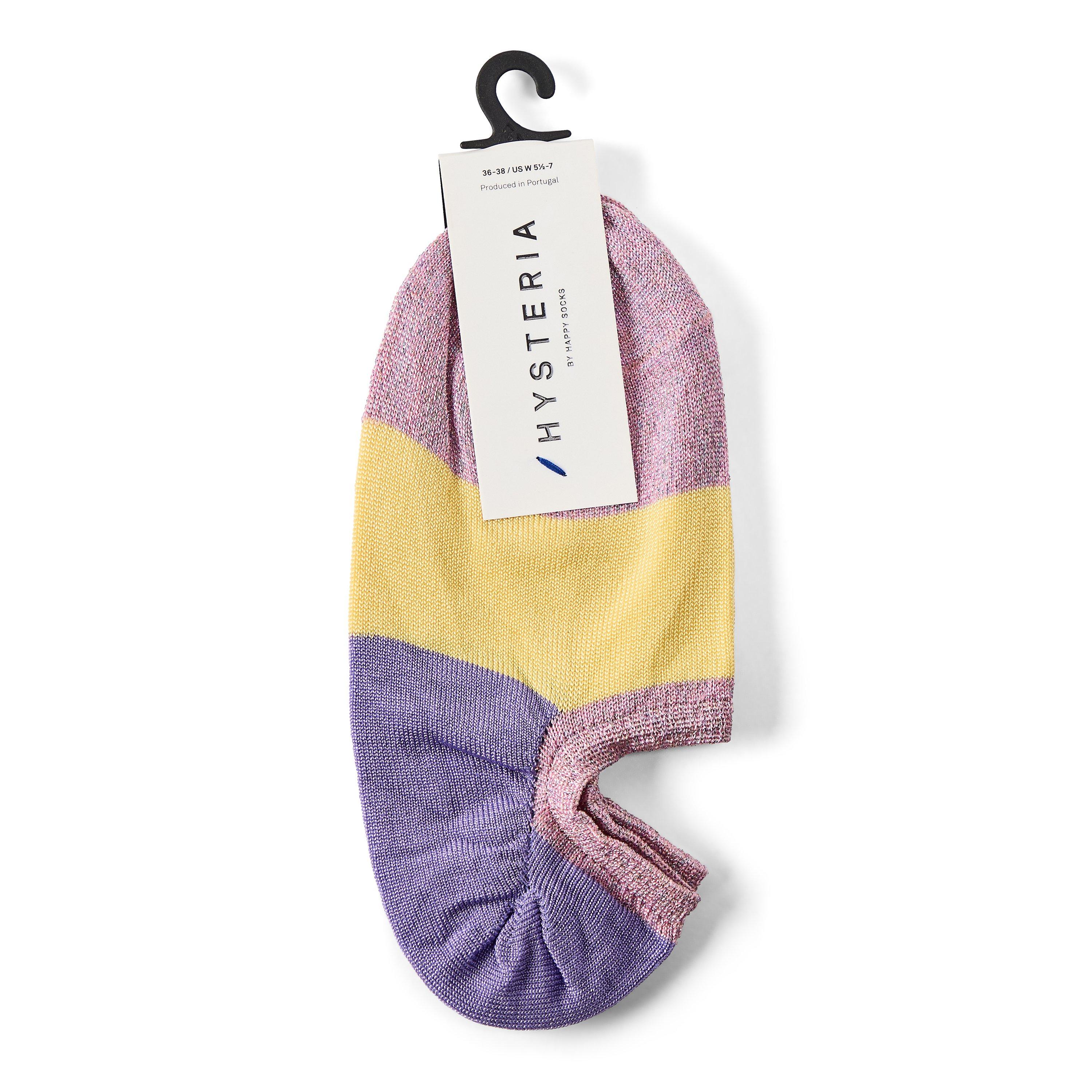 Light Yellow - Happy Socks - Isa No Show Pop - 2