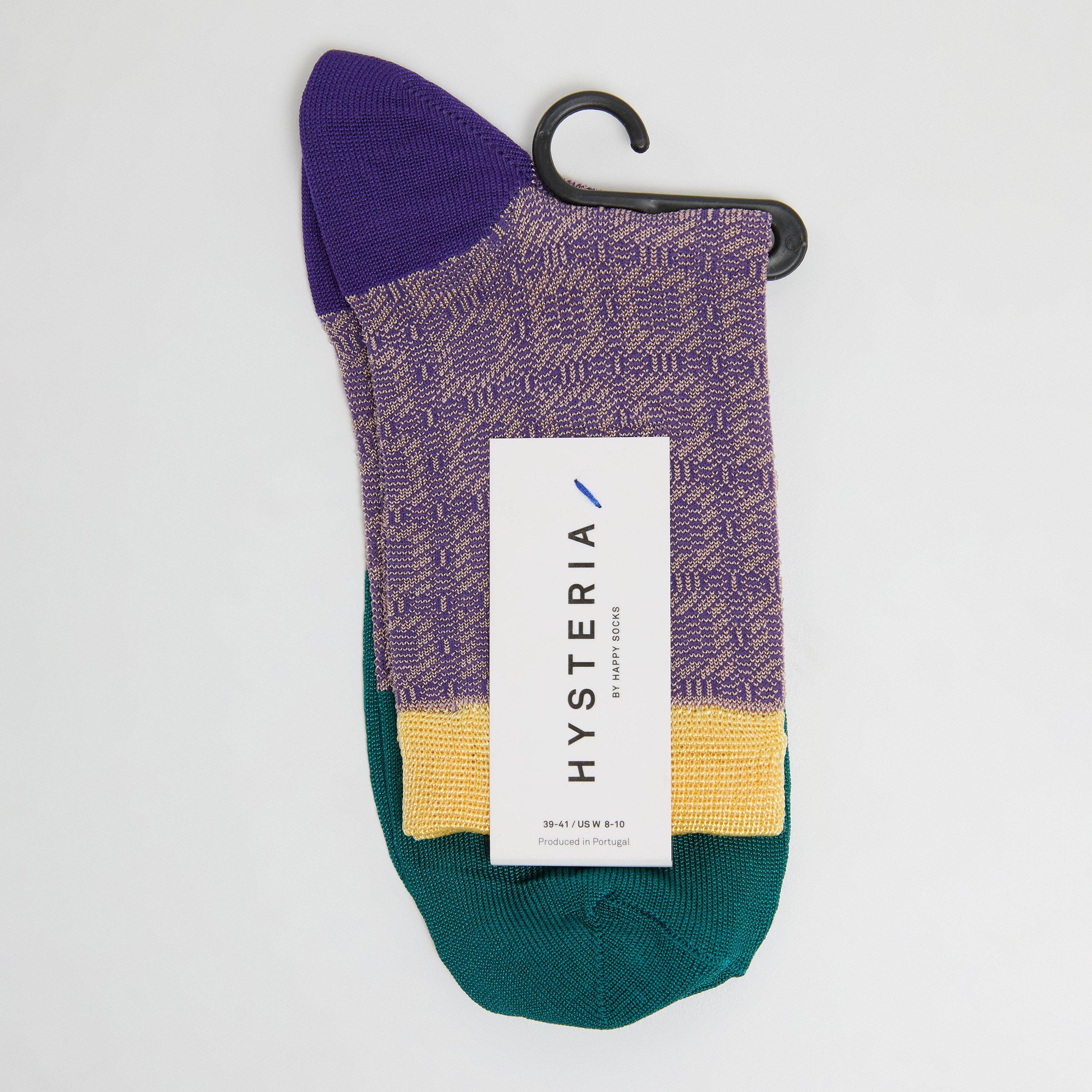 Happy Socks  Jill Ankle Pop - Purple - 6-7(39-41)