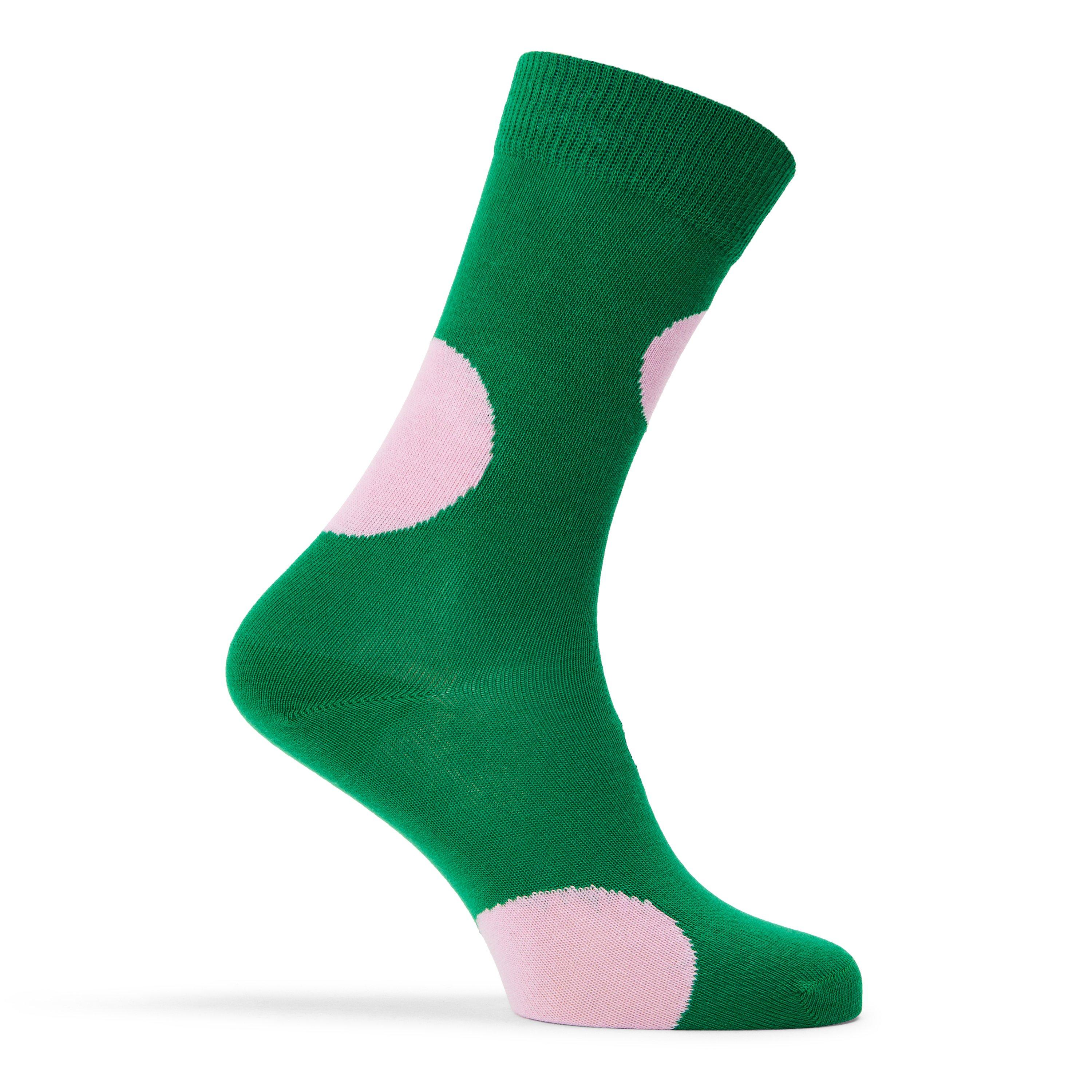 Happy Socks  Jumbo Dot Pop - Green - 4-7(36-40)