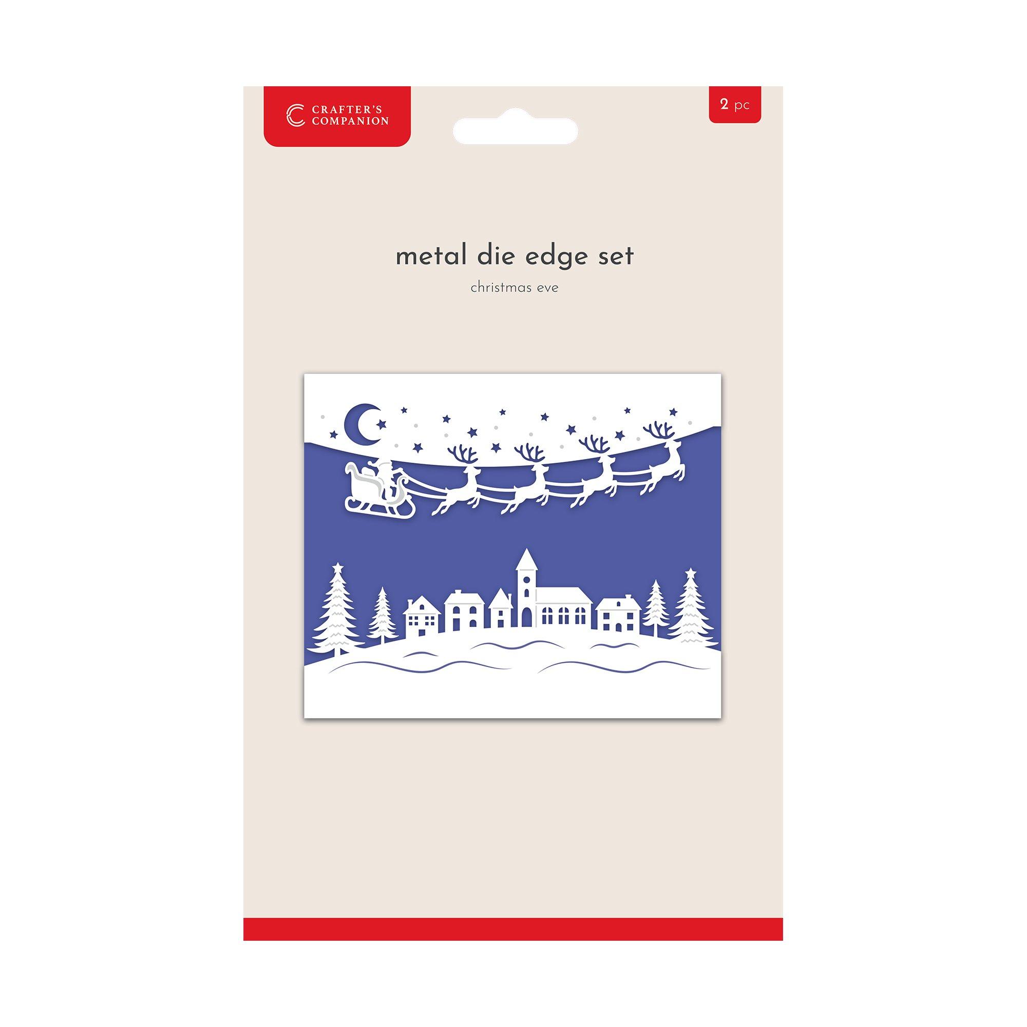 Multi - Crafters Companion - Christmas Eve Metal Die Edge Set - 1