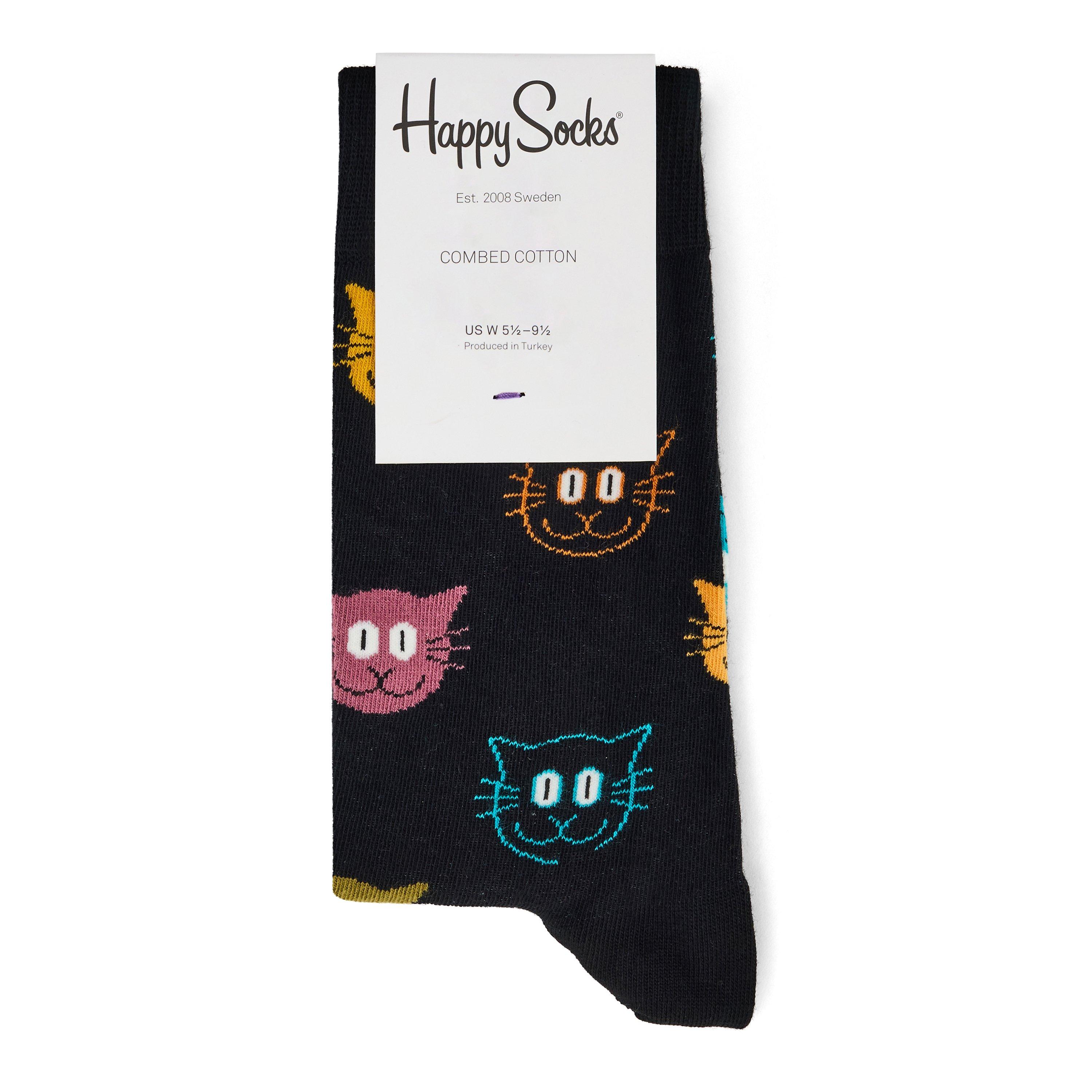 Nero - Happy Socks - Ladies Cat Sk 99 - 2