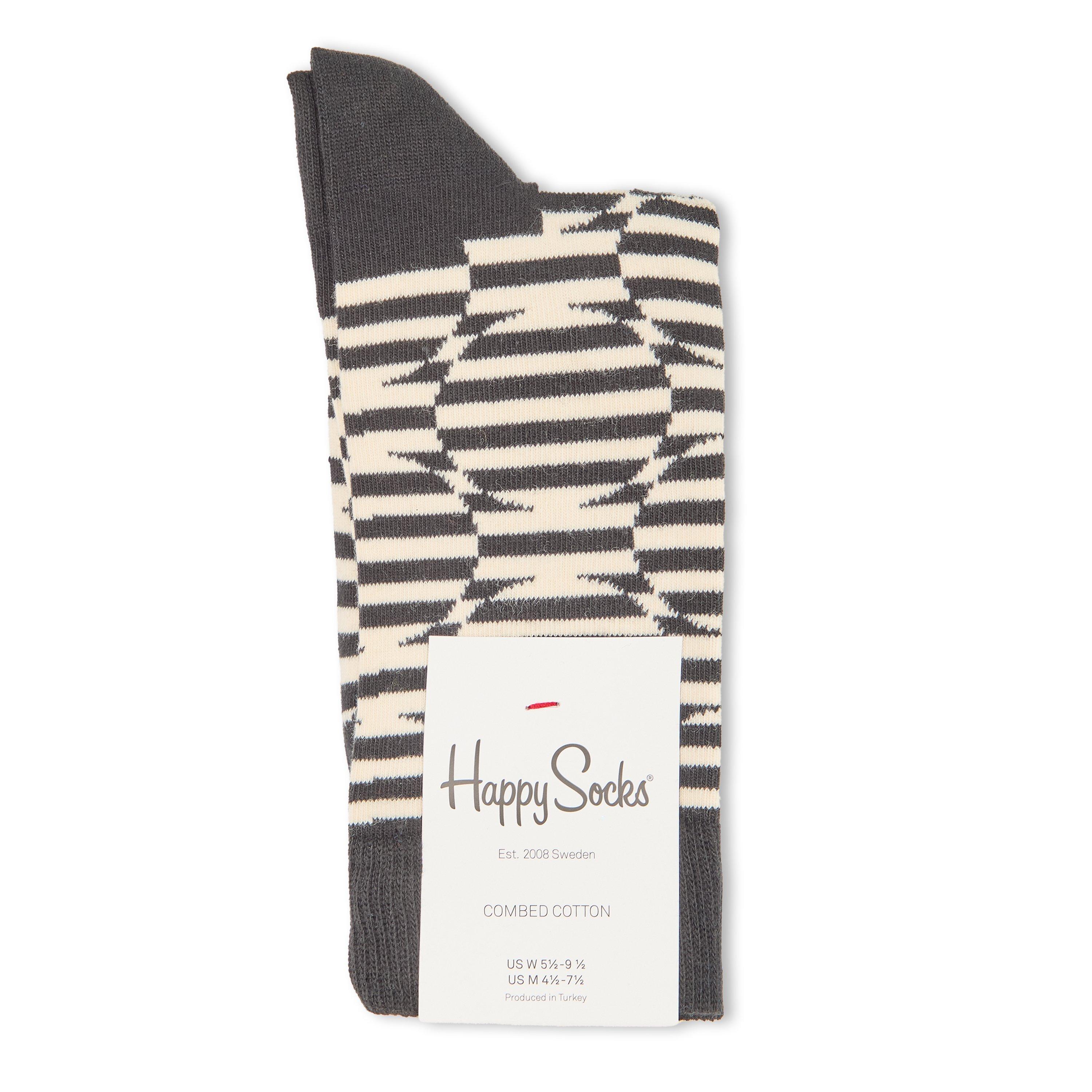 Happy Socks  Optic Dot Pop - Black - 4-7(36-40)