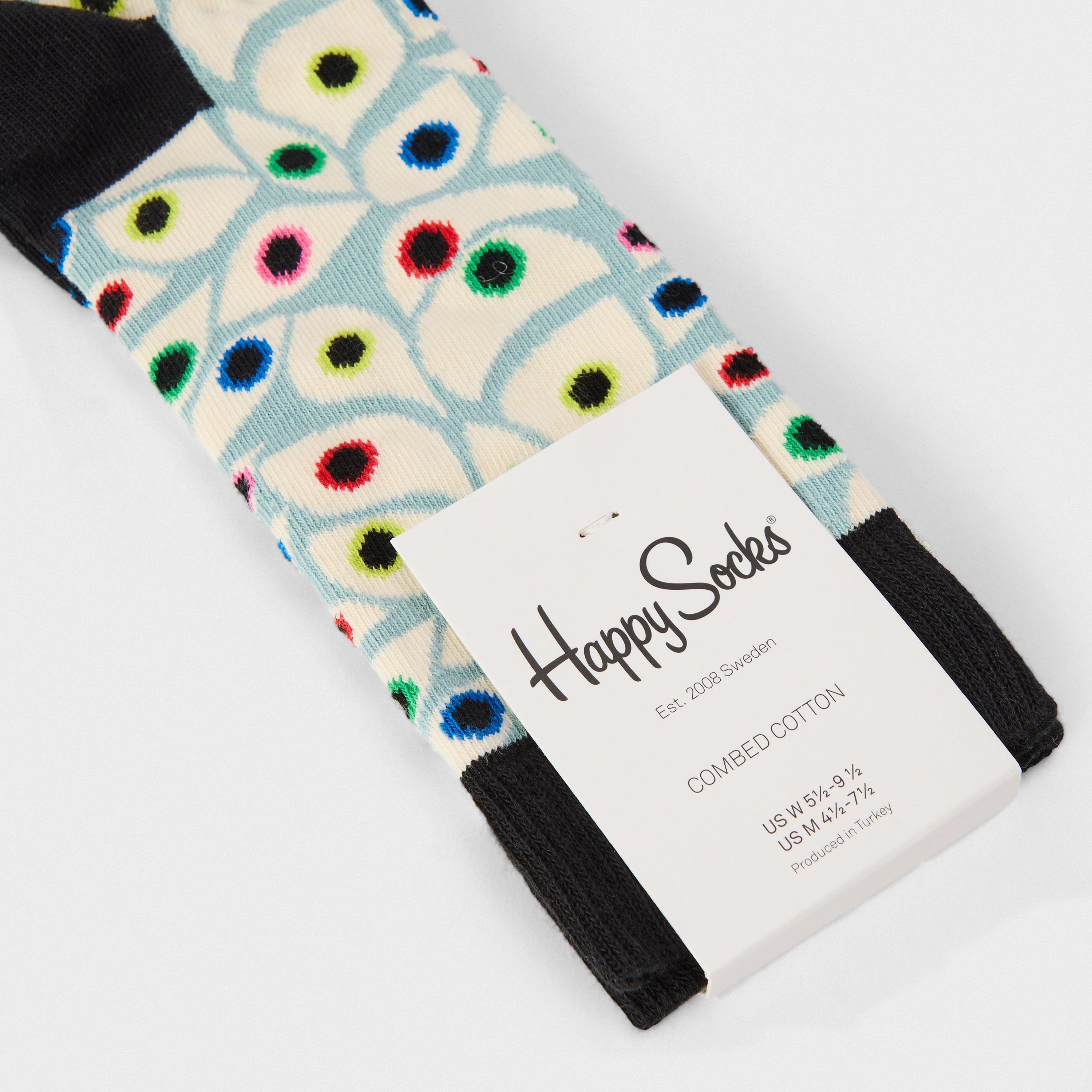 Black - Happy Socks - Organic Eyes Sk 99 - 2
