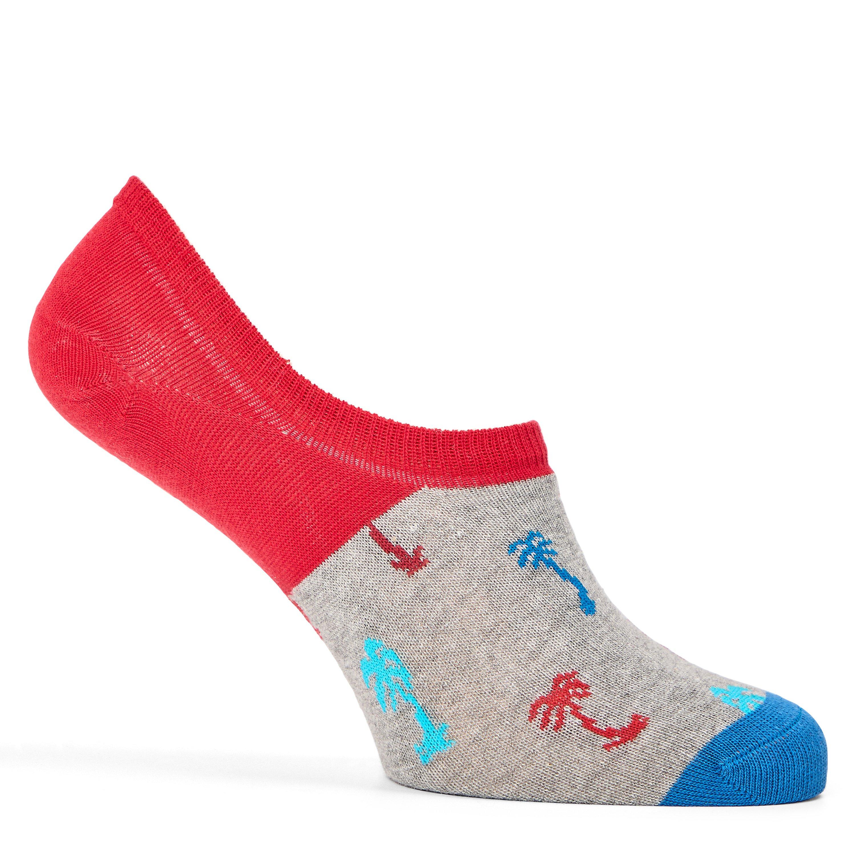 Happy Socks  Palm Liner Pop - Grey - 4-7(36-40)