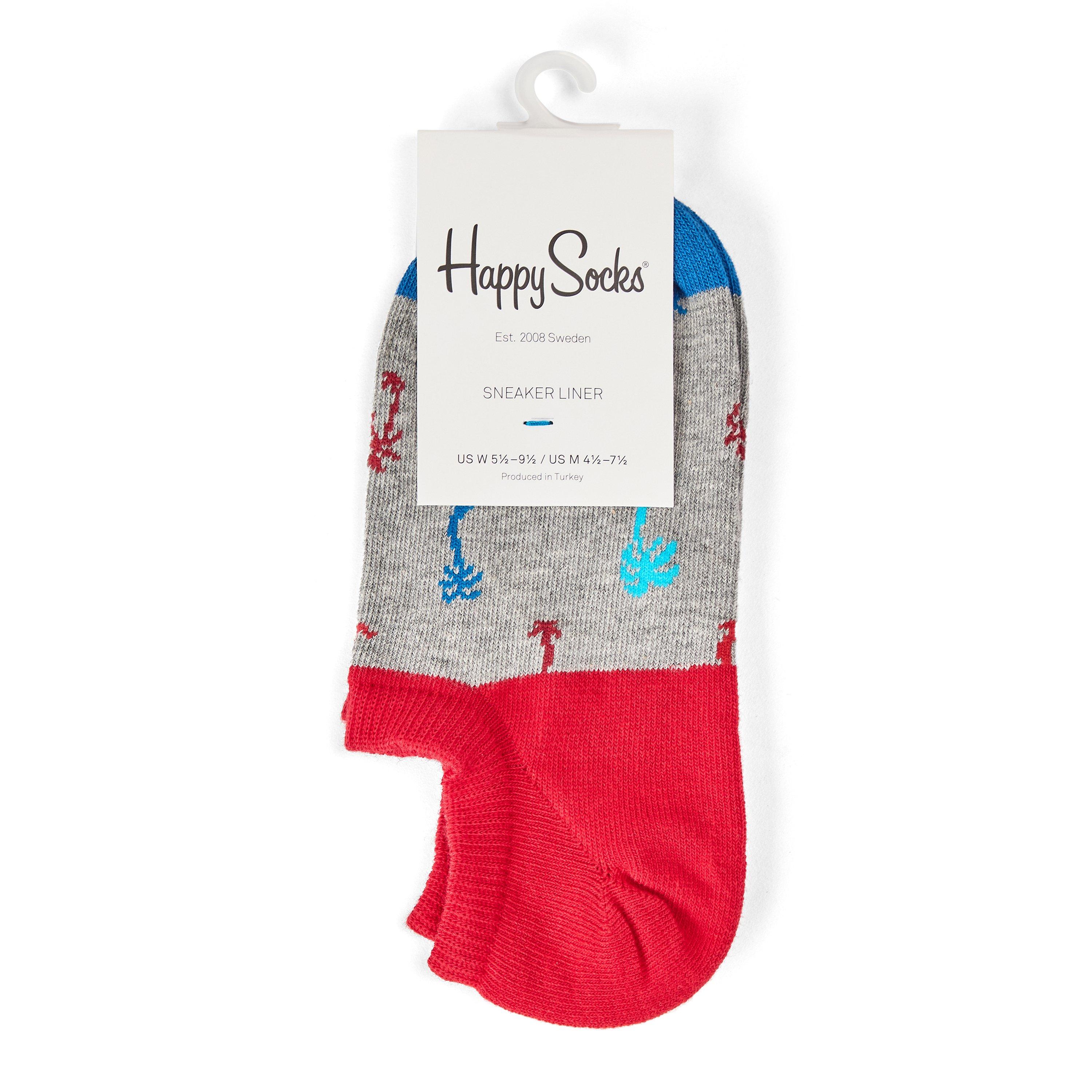 Grå - Happy Socks - Palm Liner 99 - 2