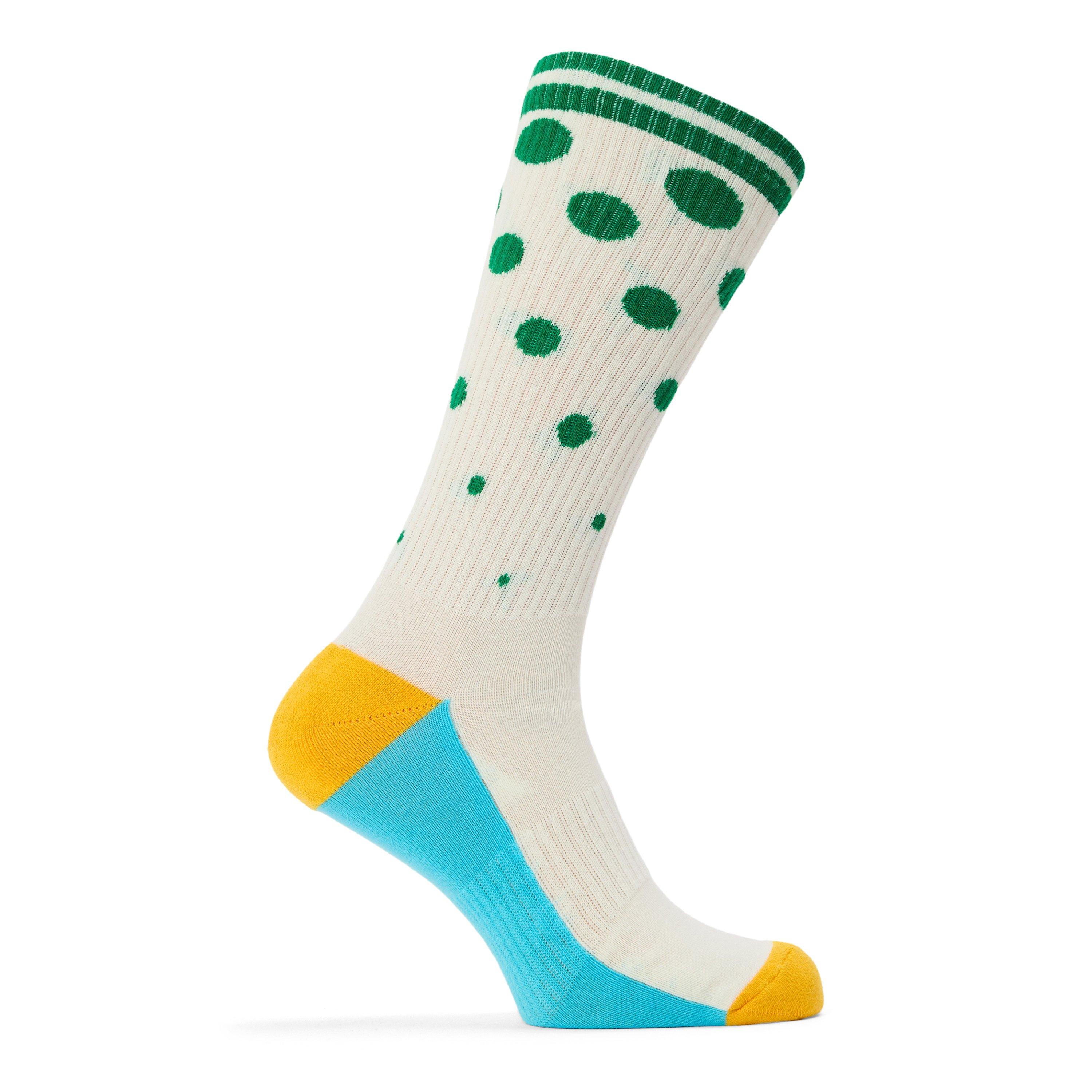 White - Happy Socks - Polka Dot Pop - 1
