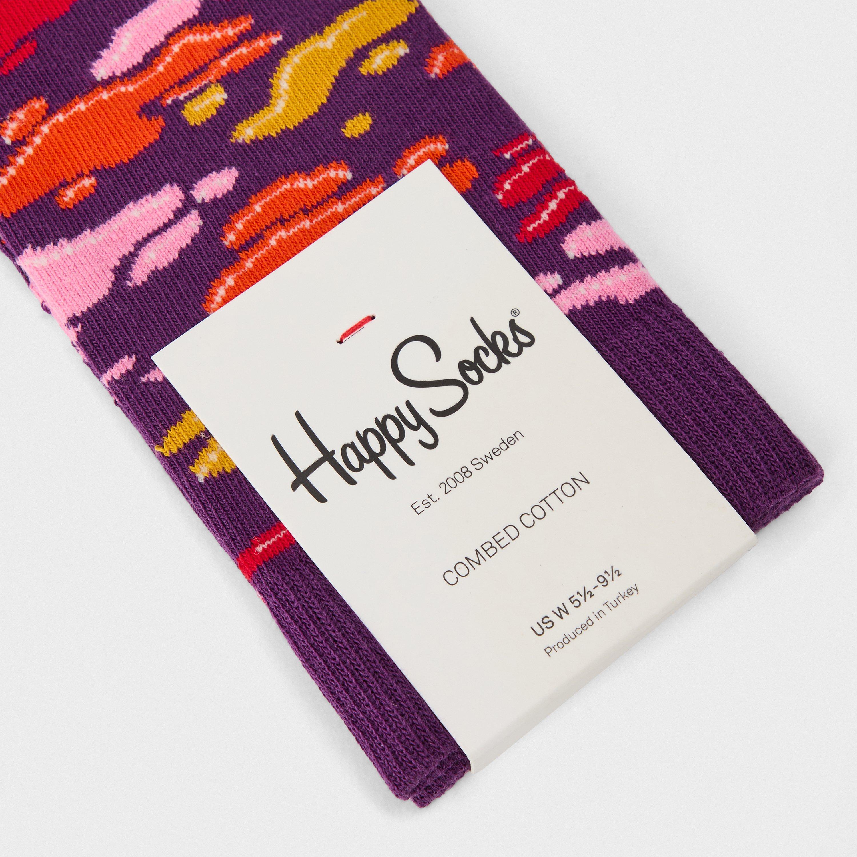 Purple - Happy Socks - Puddle Sk 99 - 2